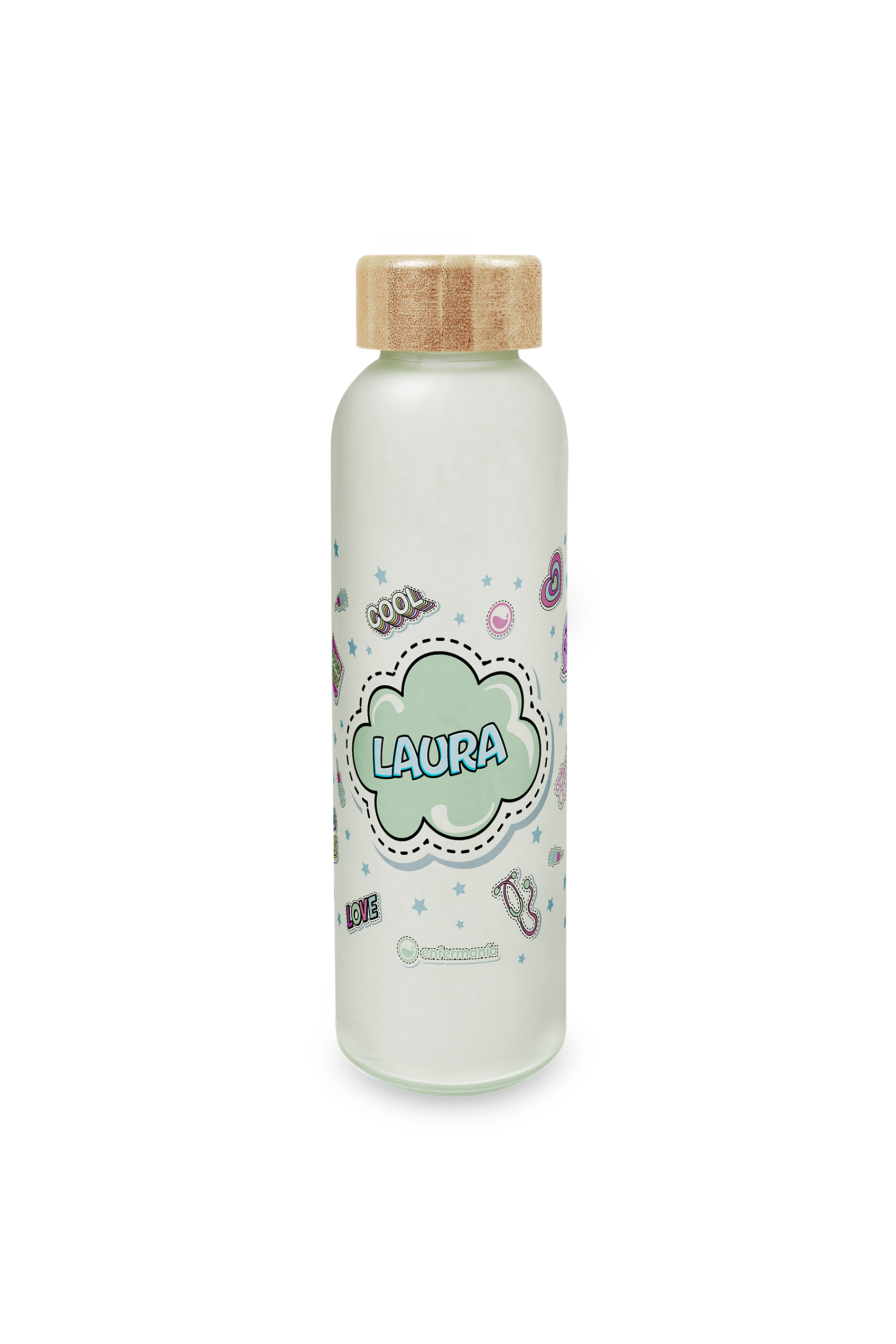 Enfermania Stickers coffret gourde et tasse verre
