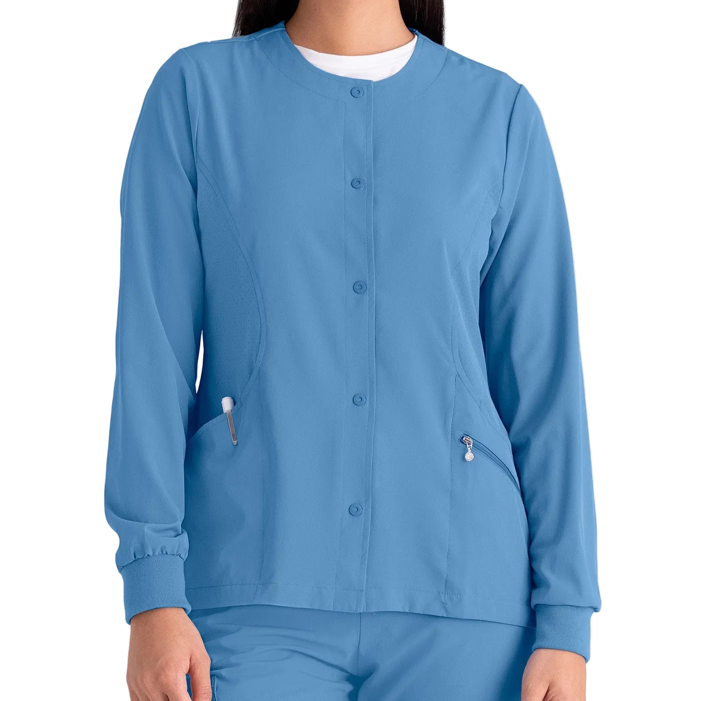 Enfermania Grey's veste medicale femme bleu glacier