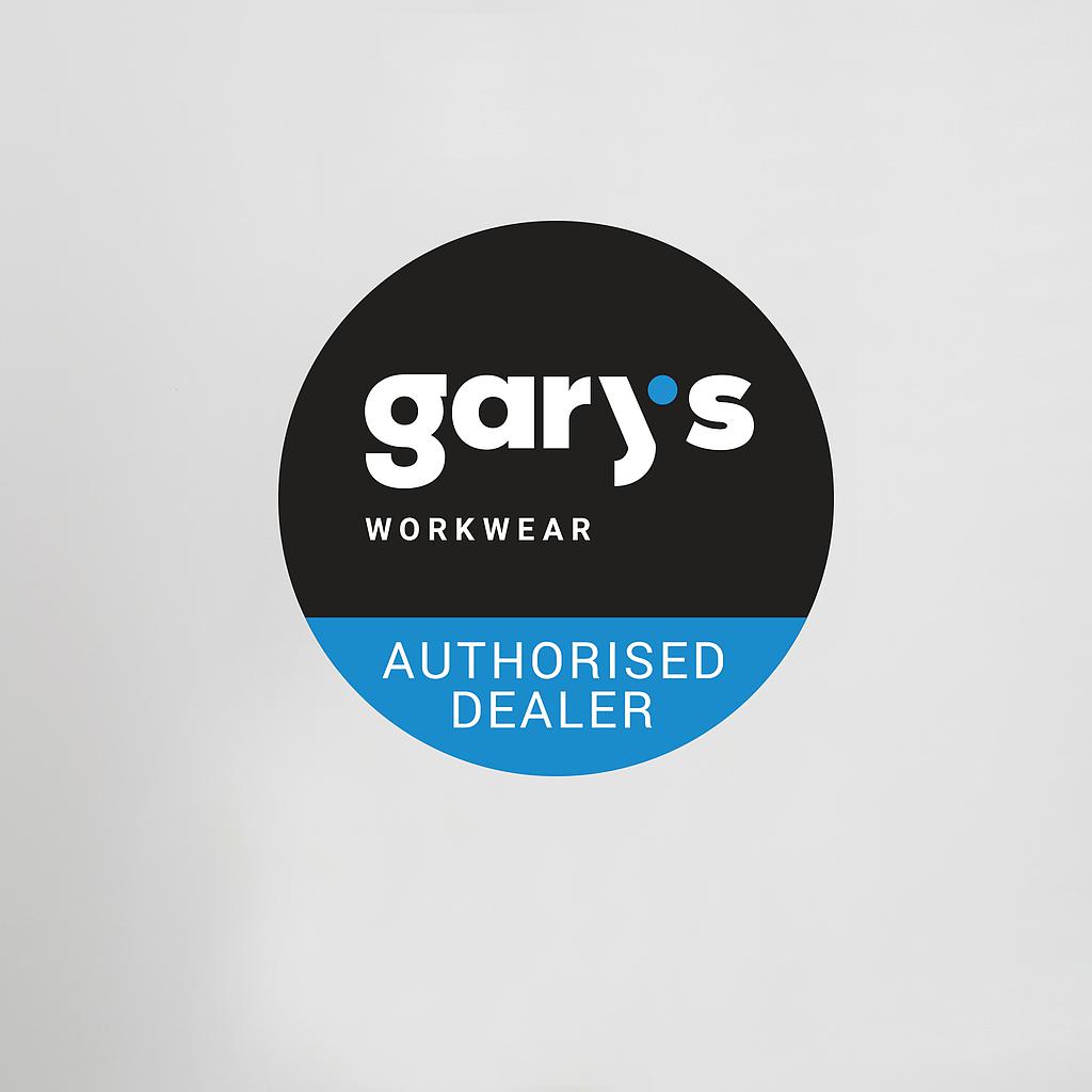 GARY'S Stickers revendeur agréé vitrine couleur spéciale
