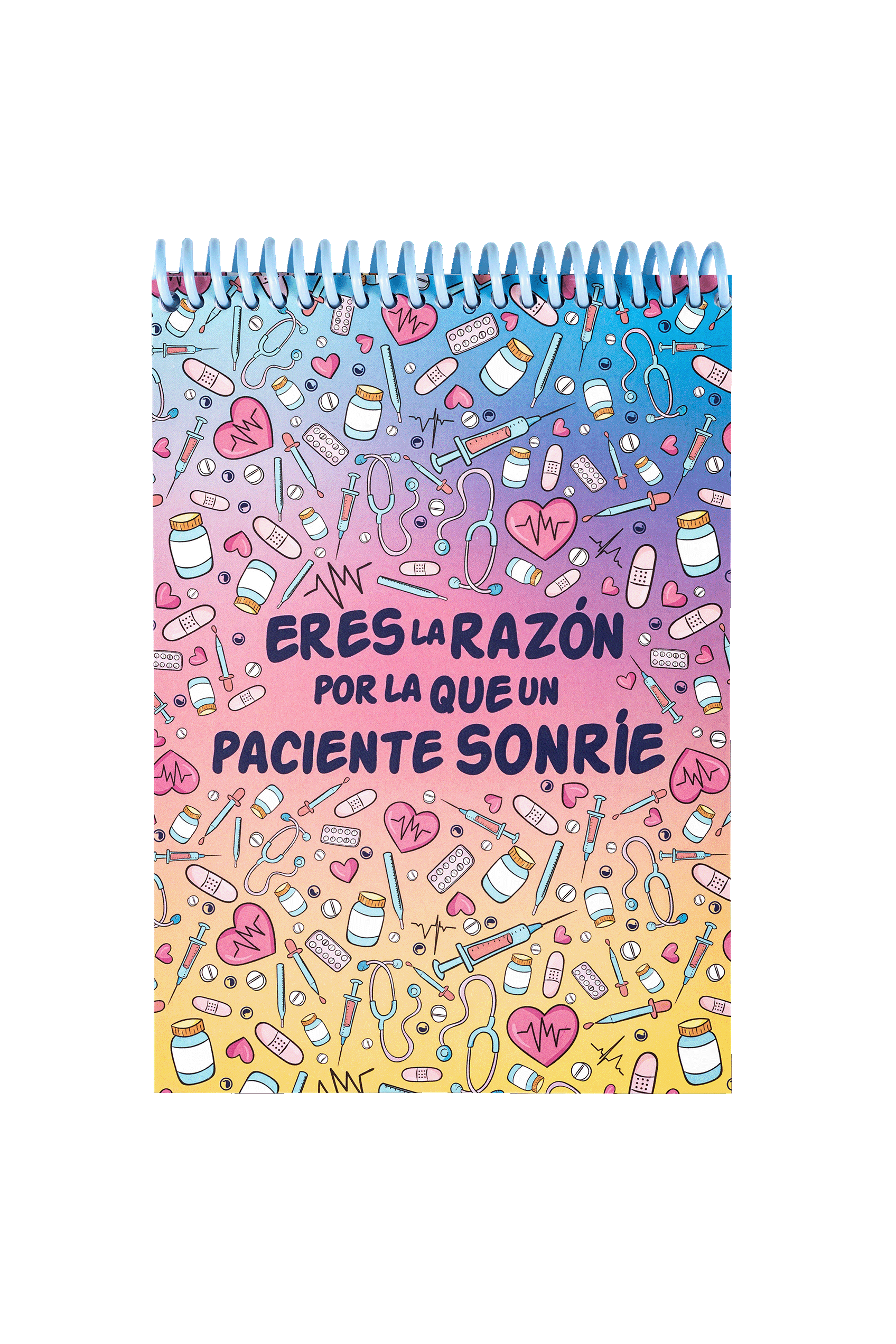 Enfermania Colorful carnet A6 spirale 50 pages Colorful