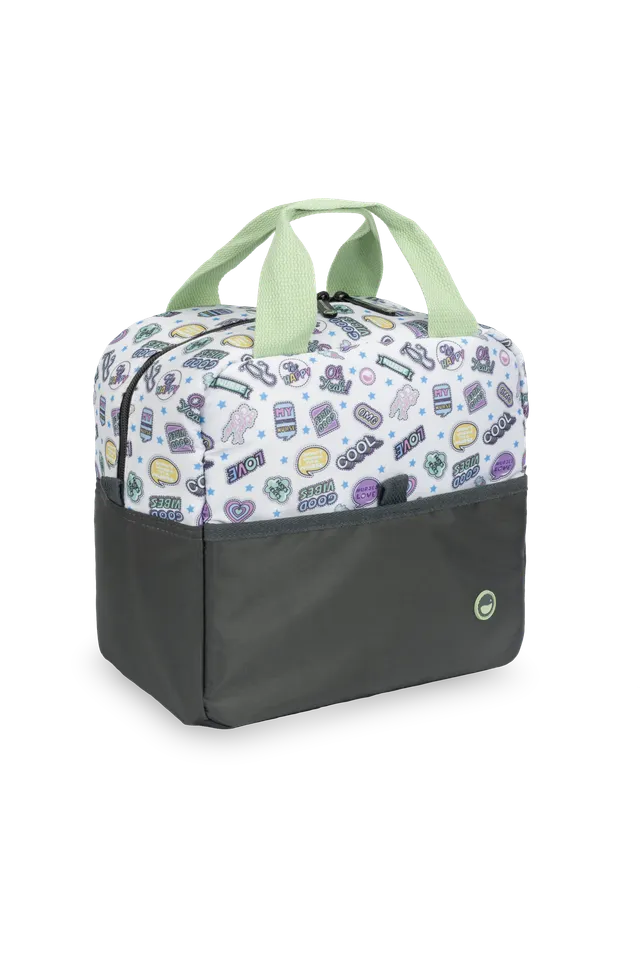Enfermania Stickers sac isotherme menthe 26x16x17 cm