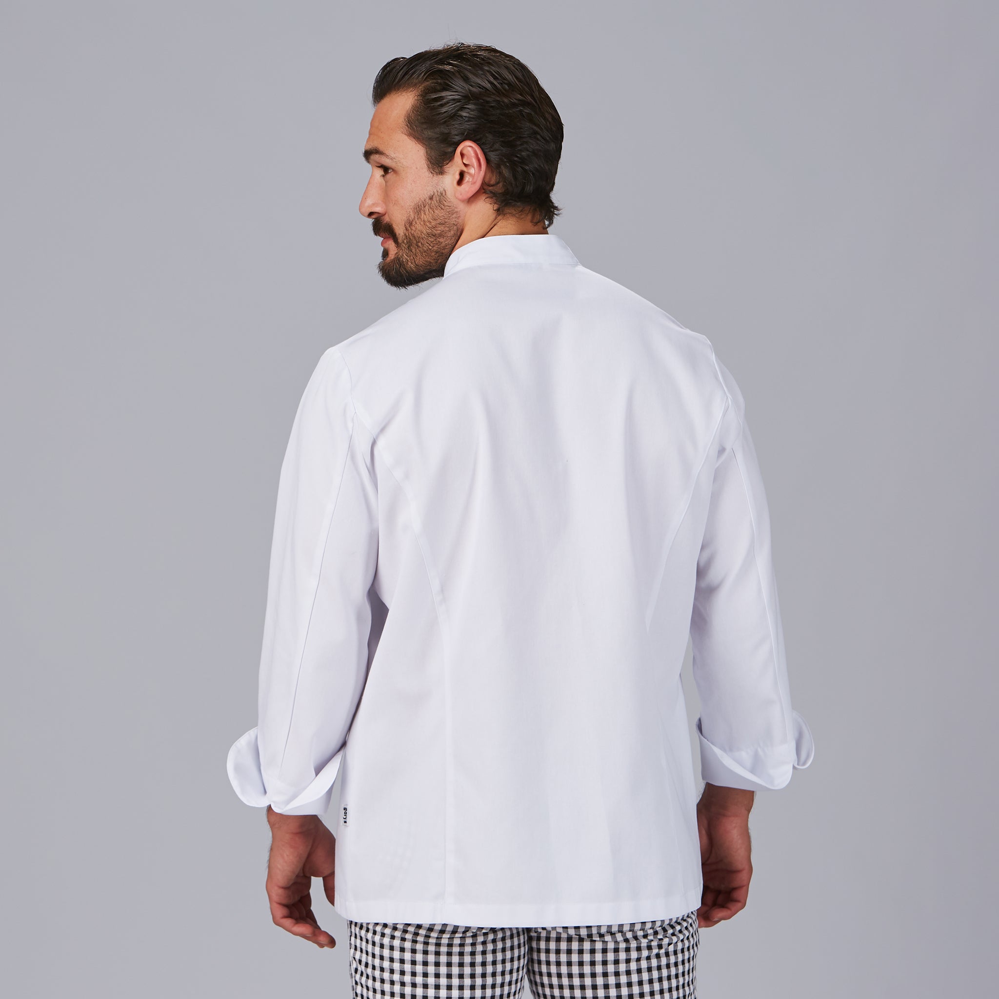 GARY'S Naples Veste de cuisinier unisexe blanche anti-tache