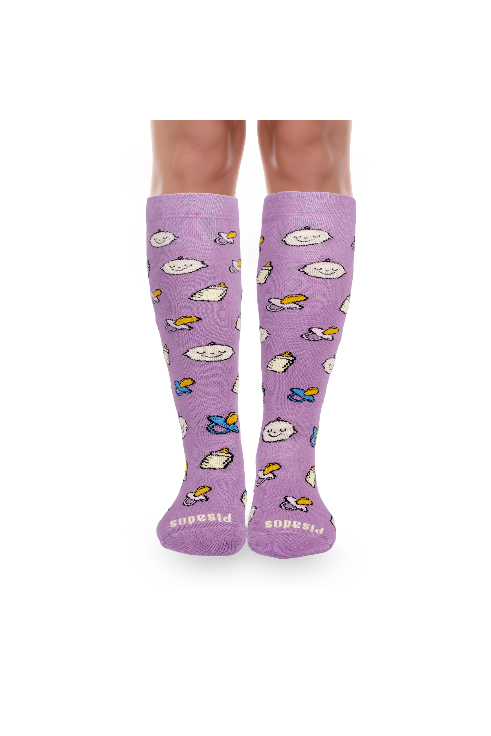 Enfermania Ropa chaussettes de compression pédiatrie imprimé 36-46