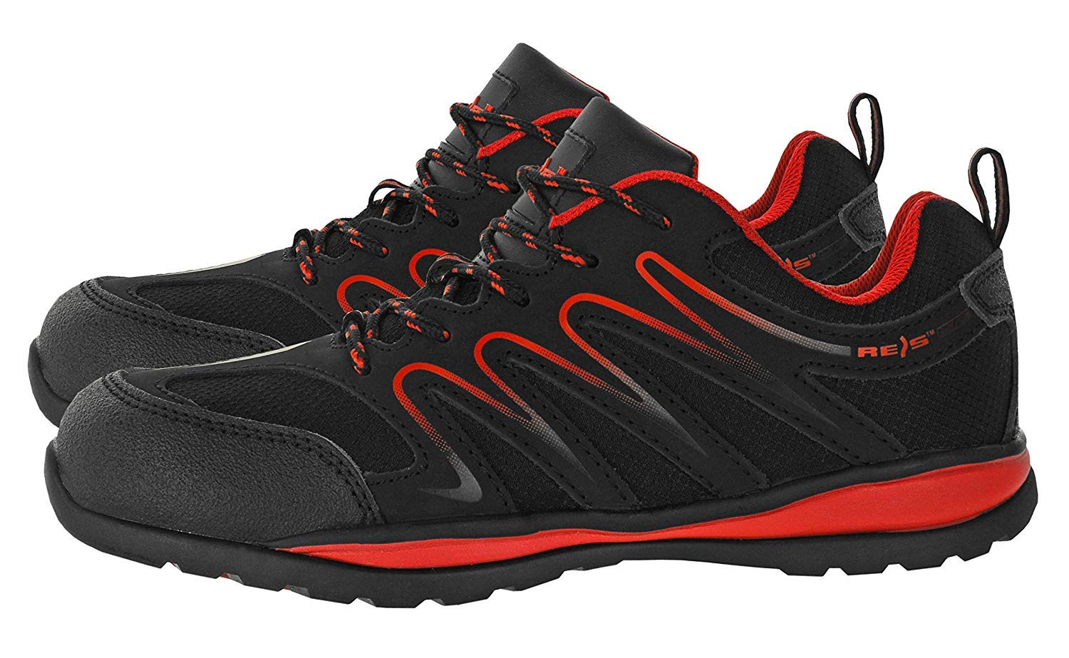 Reis Ecudaor chaussure travail noir rouge 41