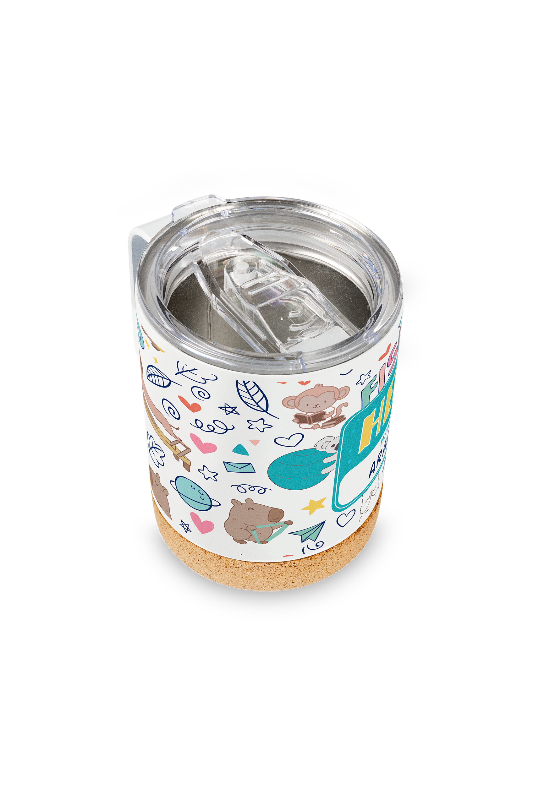 Enfermania Animalitos Fisio pack gourde tasse acier