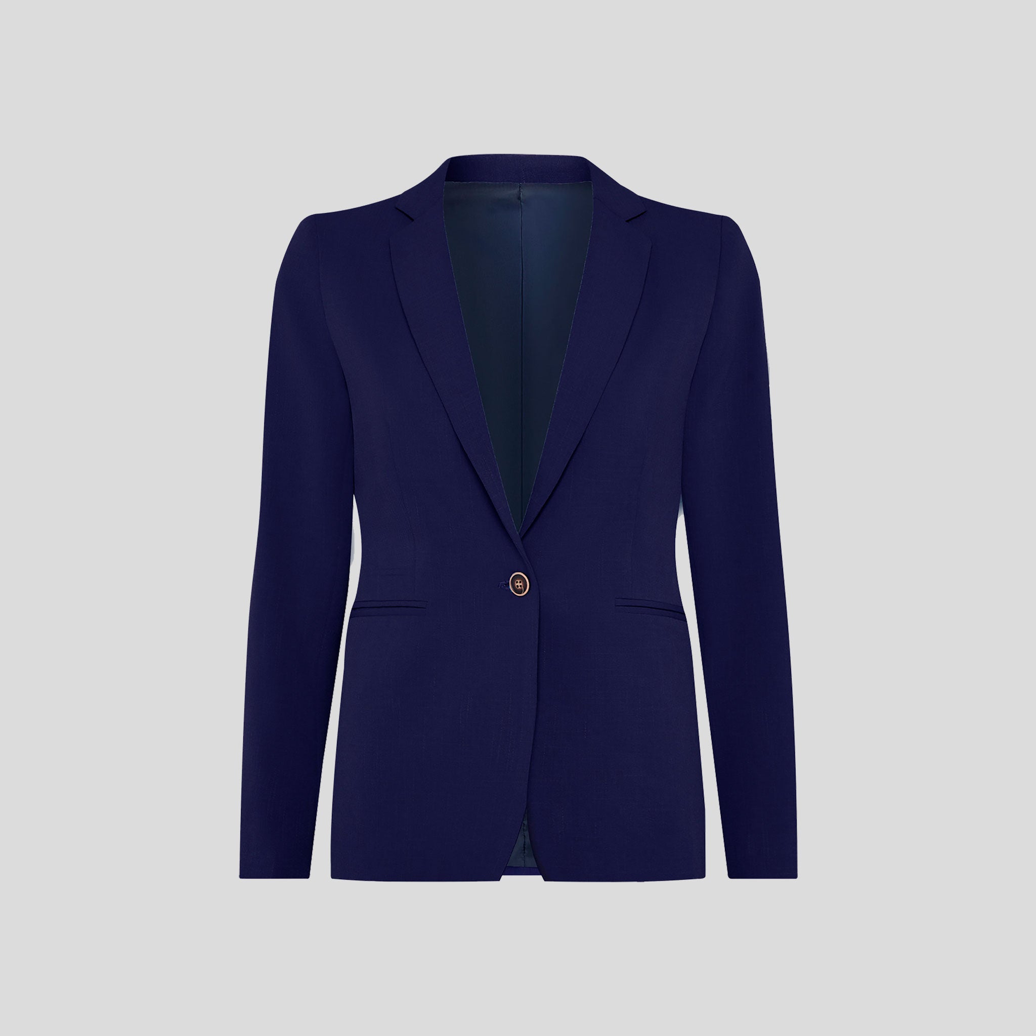 Gary's Jackets Blazer Woman 1 Button X.Linen blazer marine 42