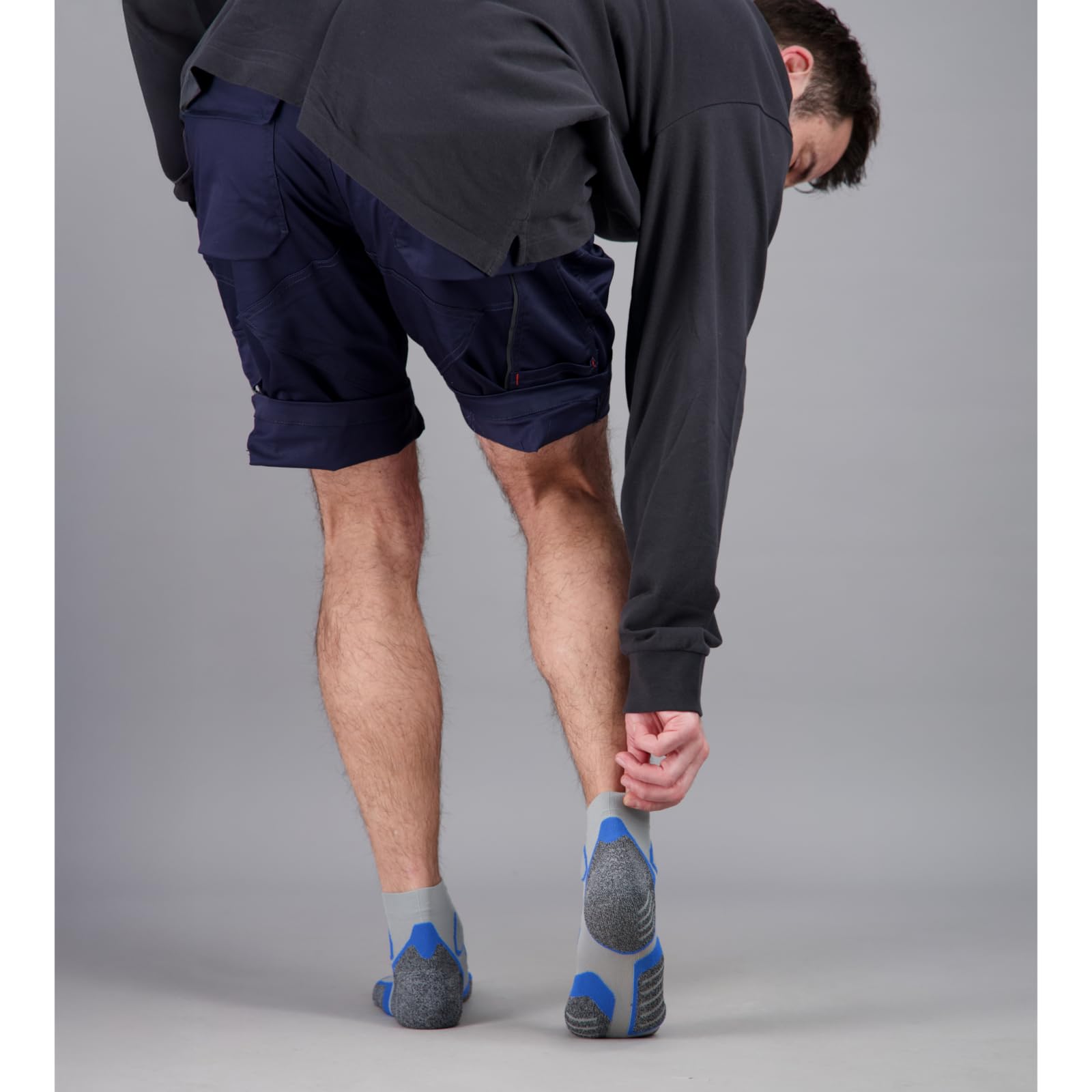Würth MODYF chaussettes travail été gris bleu 45-47