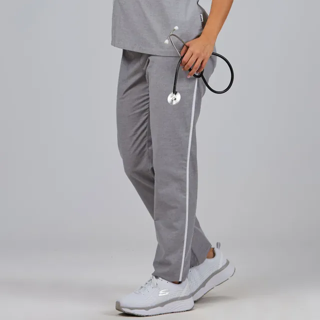 Gary's pantalon médical unisexe gris perle taille L poche