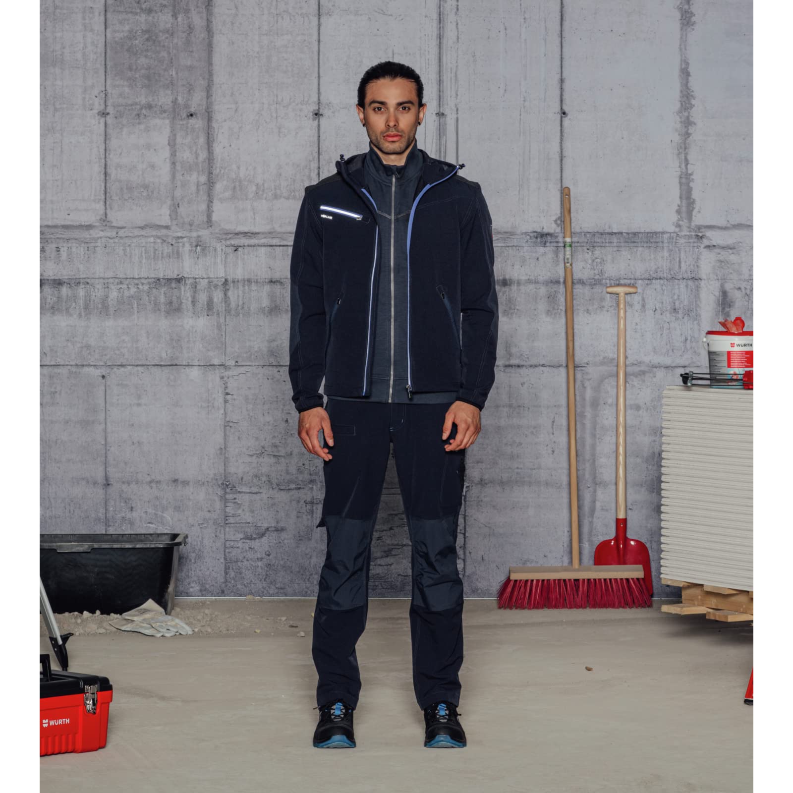 Würth MODYF Stretch Evolution softshell S bleu stretch