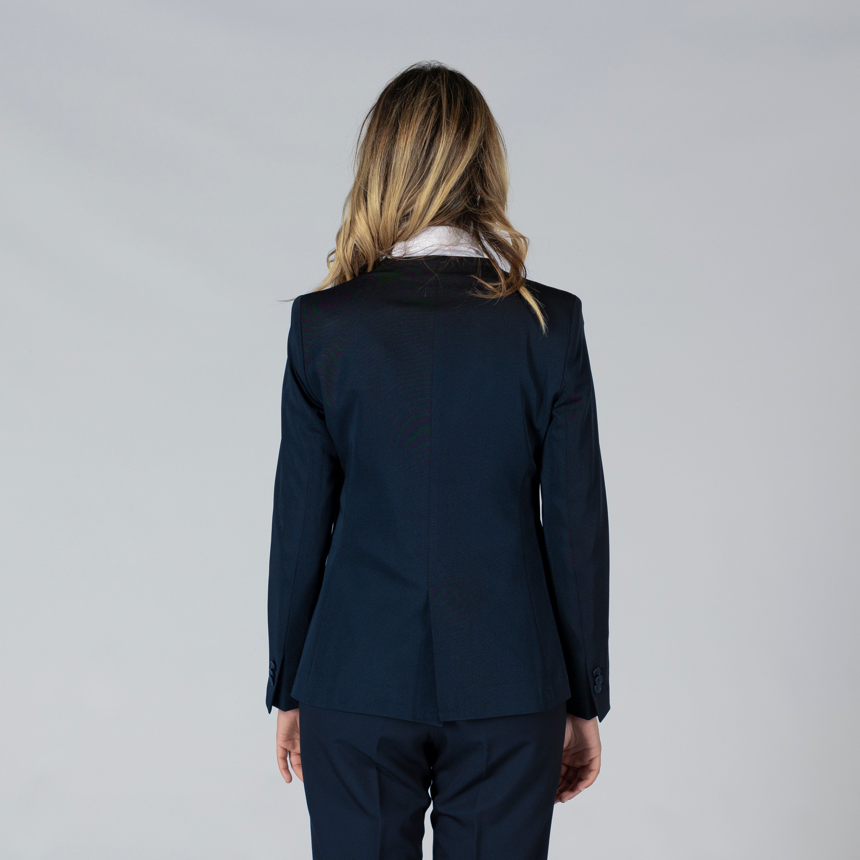 Gary's Trivial blazer femme noir zip col cheminée