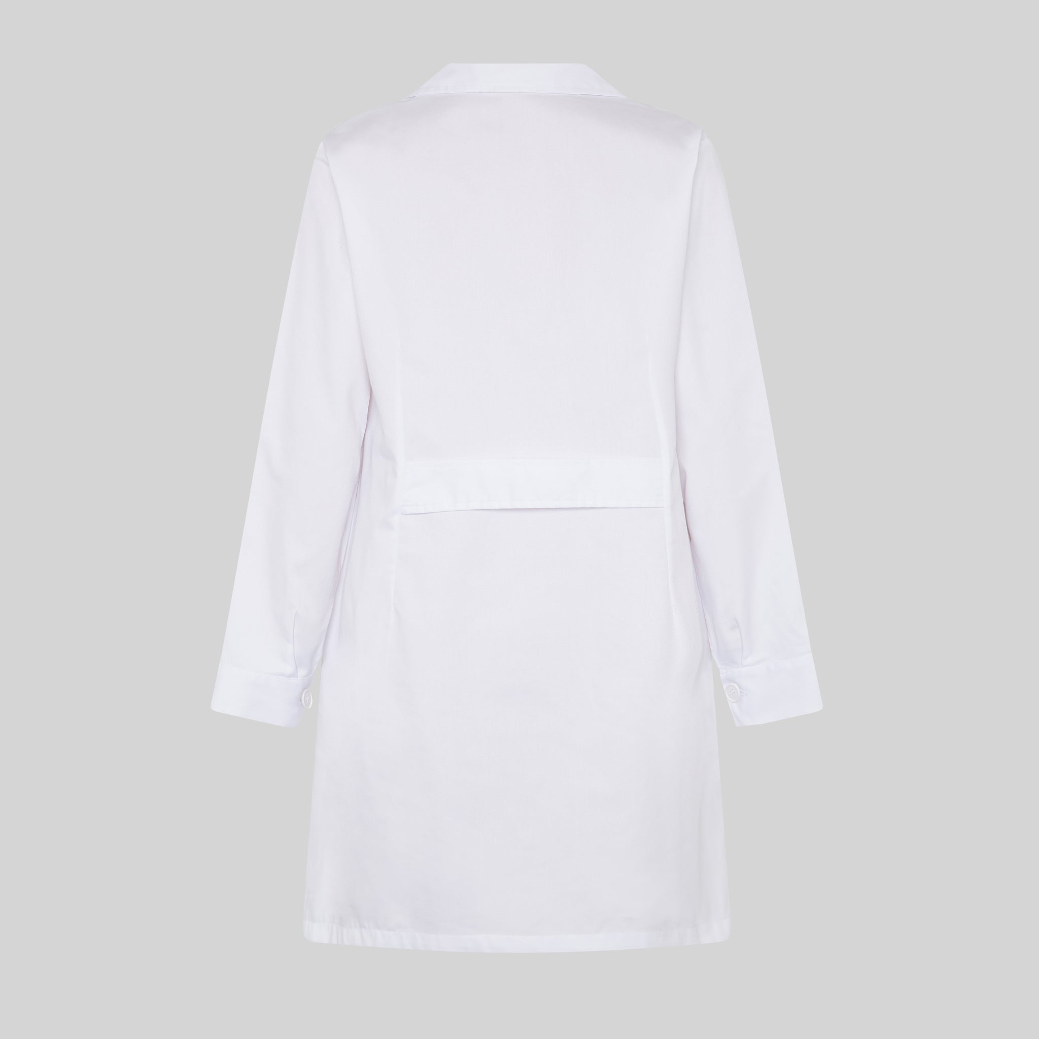 GARY'S Robes blouse blanche femme twill manches longues