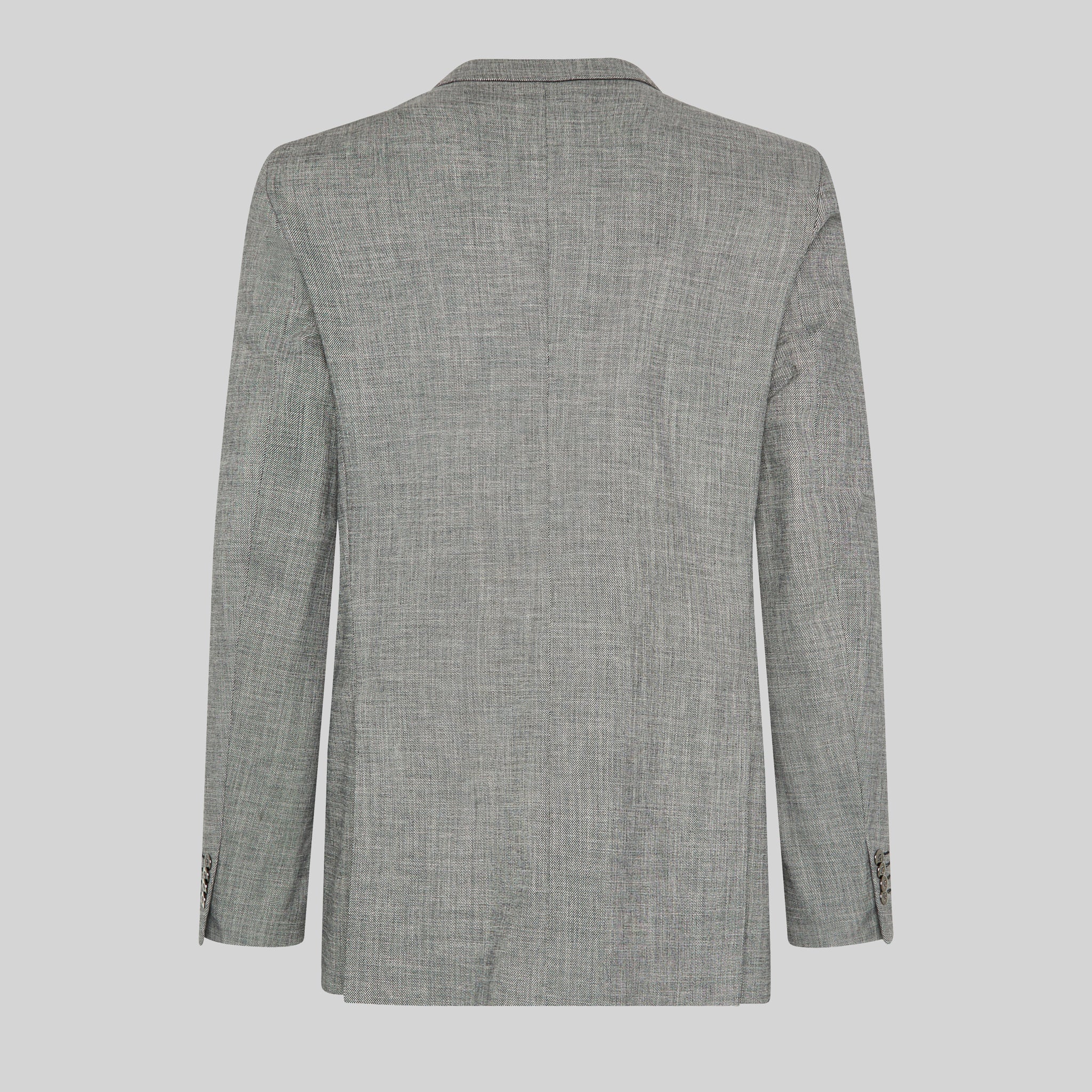 GARY'S Blazer homme gris cheviot slim 2 boutons 50