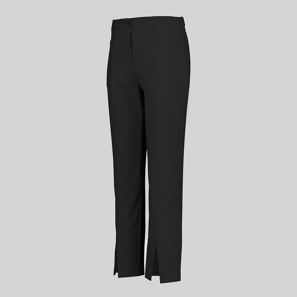 GARY'S Pants pantalon médical femme noir fente cheville