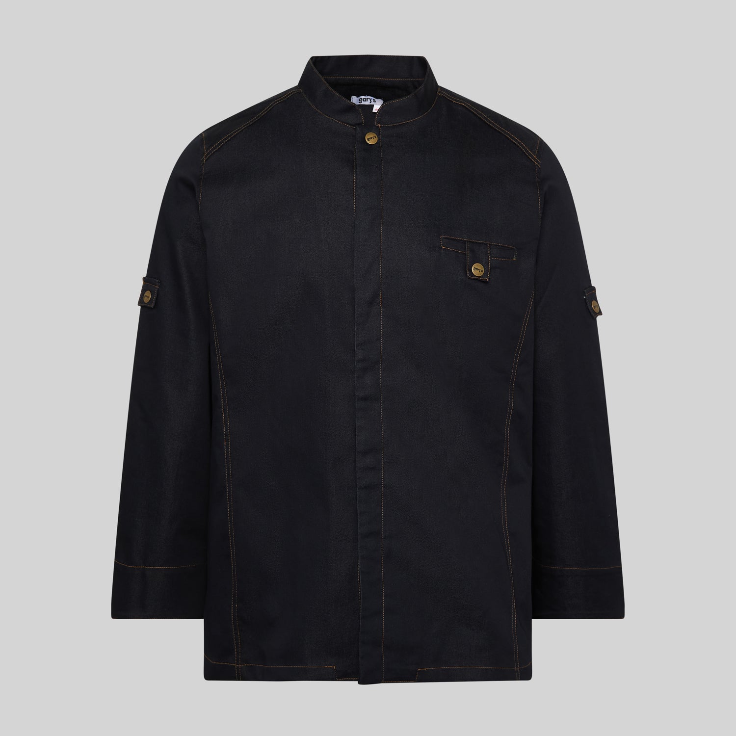GARY'S Moran veste cuisine denim stretch marine