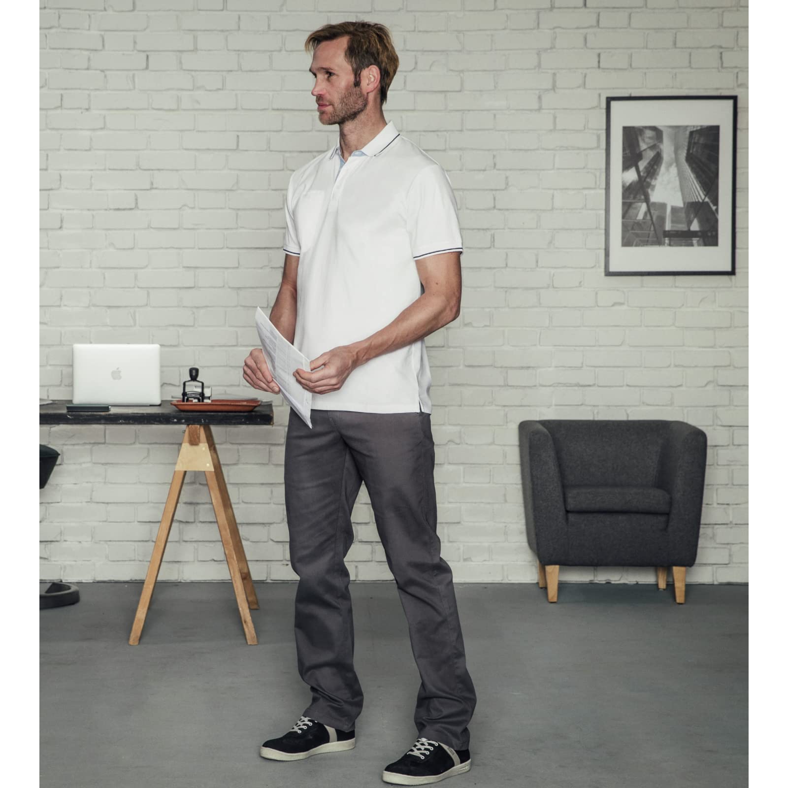 Würth MODYF Urban Pantalon chino gris stretch