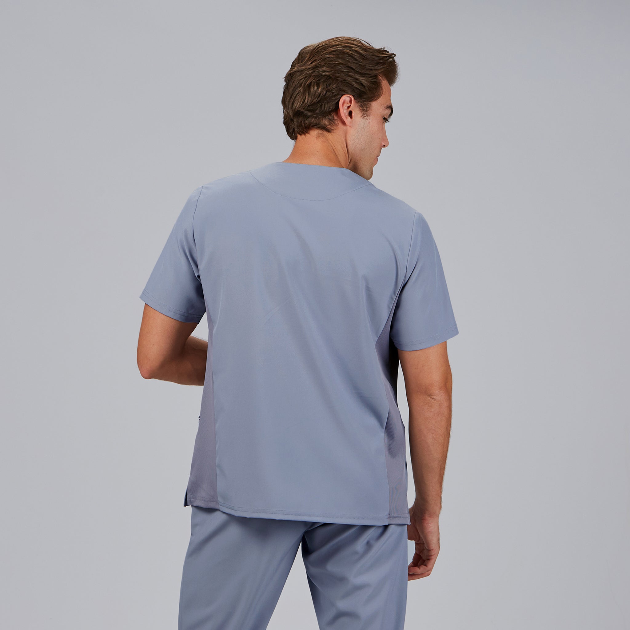 Gary's Joan blouse médicale noire col carré zip taille M