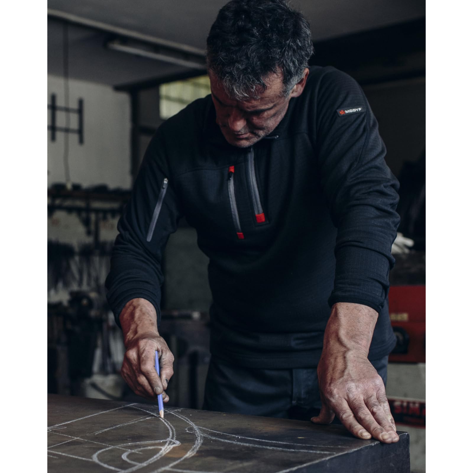 Würth MODYF Stretch X polaire travail noire taille M respirante