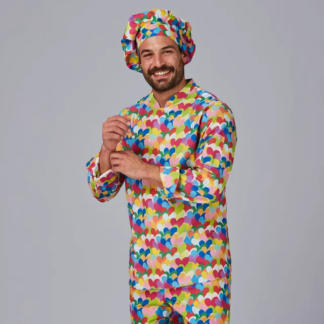 GARY'S Chef Jackets Agatha veste cuisine cœur coton