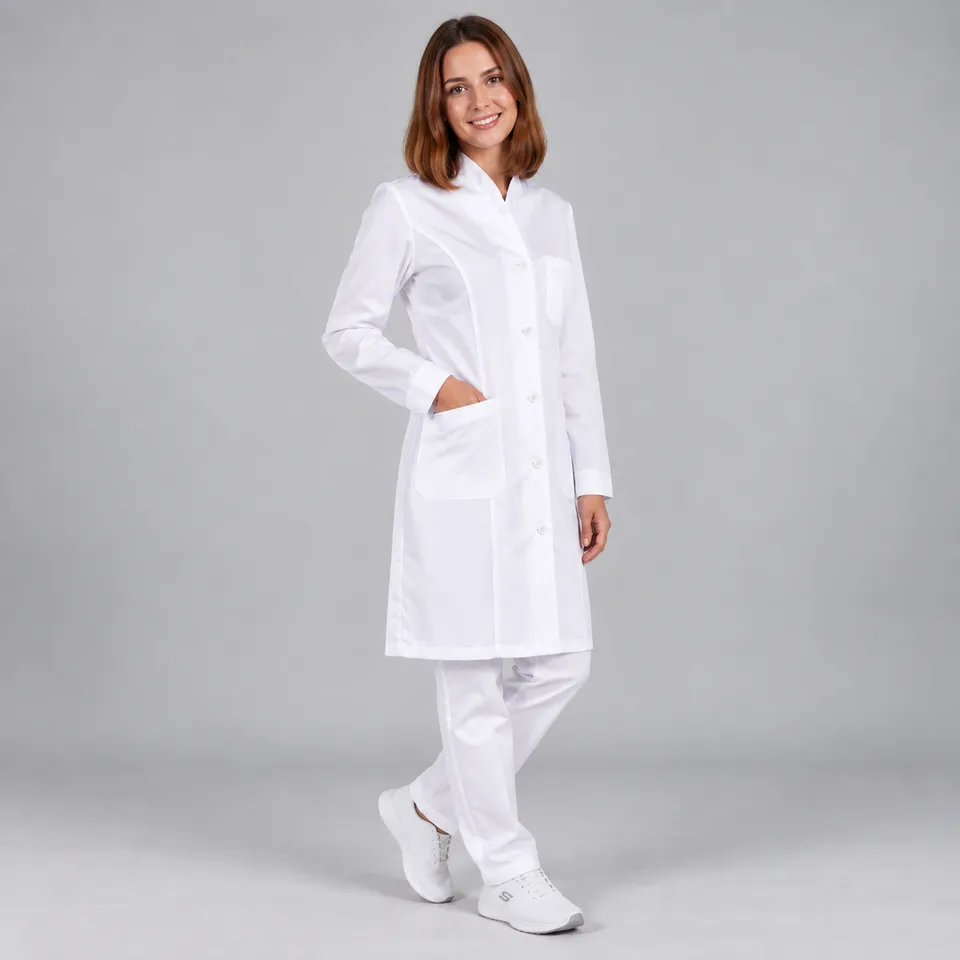 Gary's Laura Blouse blanche femme boutons manches longues