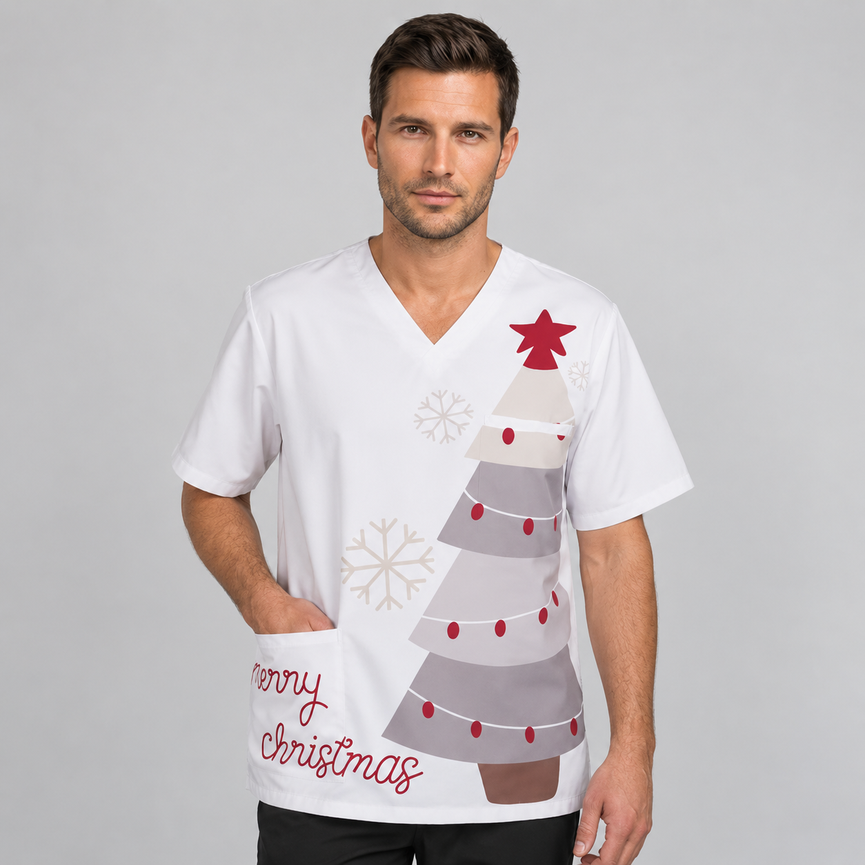 Gary's Feliz Navidad blouse unisexe sapin taille M