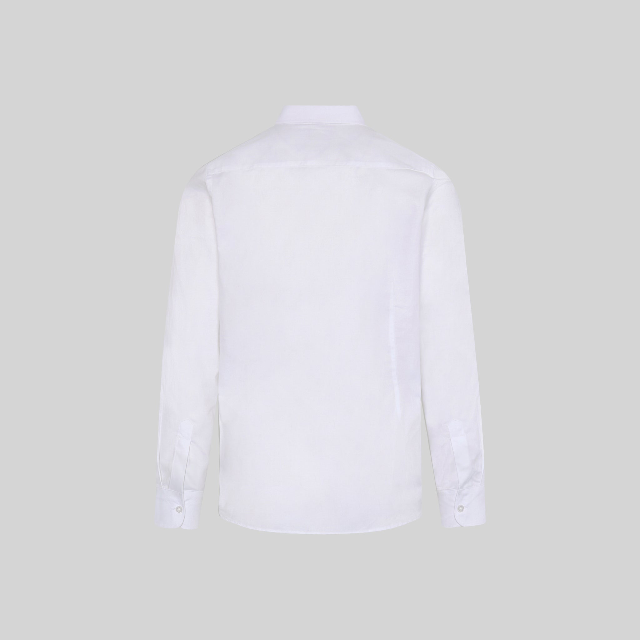 GARY'S Oxford Chemise Homme Blanche Manches Longues