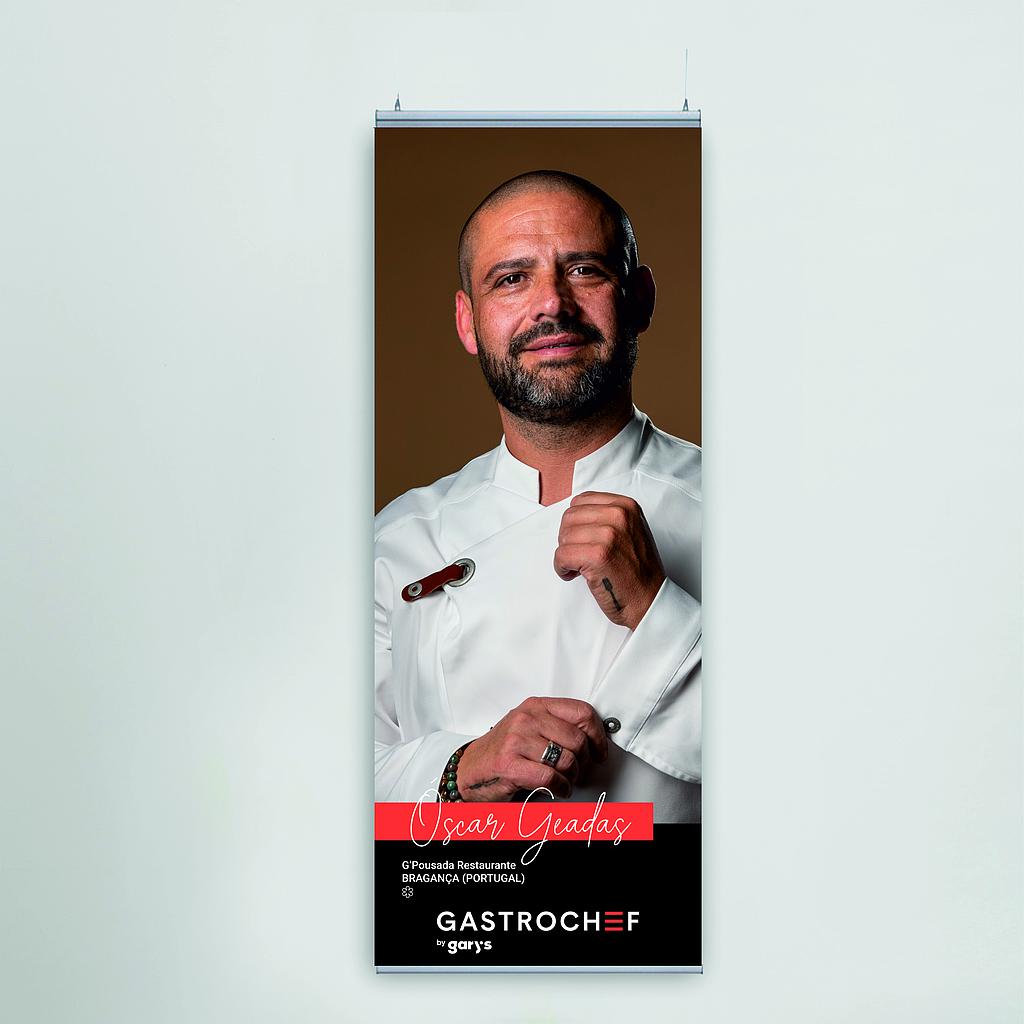 GARY'S Oscar Geadas bâche publicitaire couleur spéciale