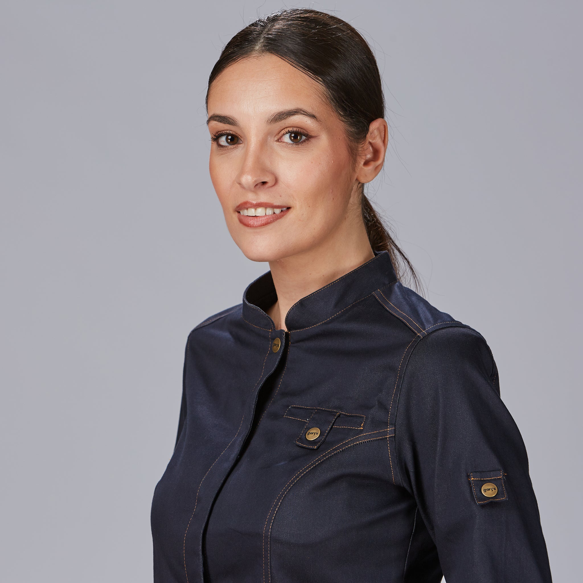GARY'S Valera veste cuisine denim XS