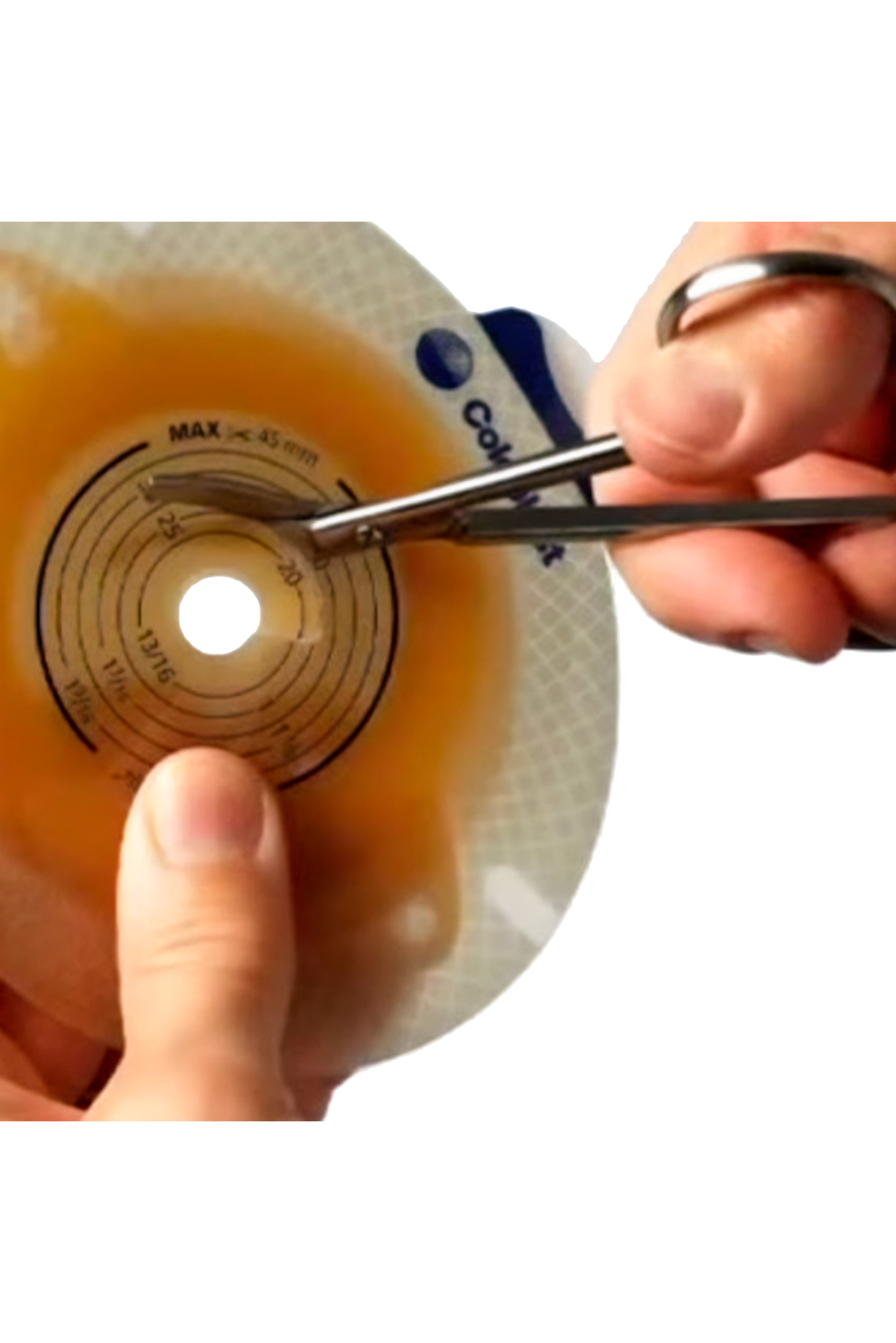 Enfermania Instrumental ciseaux stomie courbes argent 10,5 cm