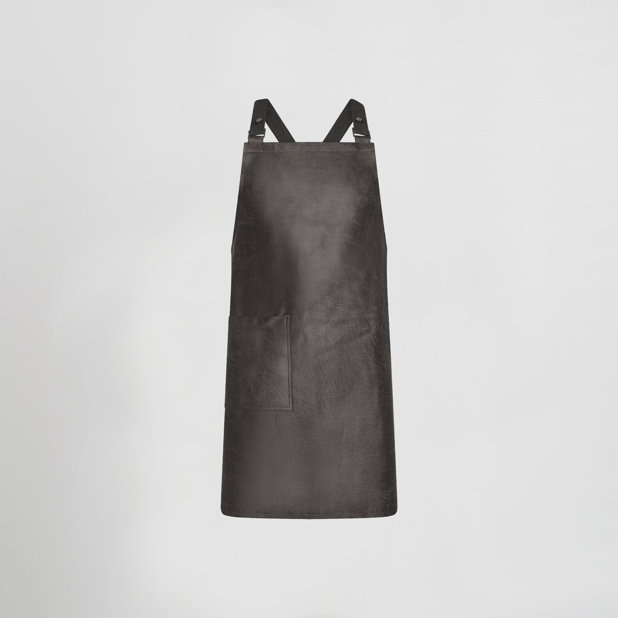 GARY'S Arabia tablier bavette cuir recyclé 74x70 cm noir