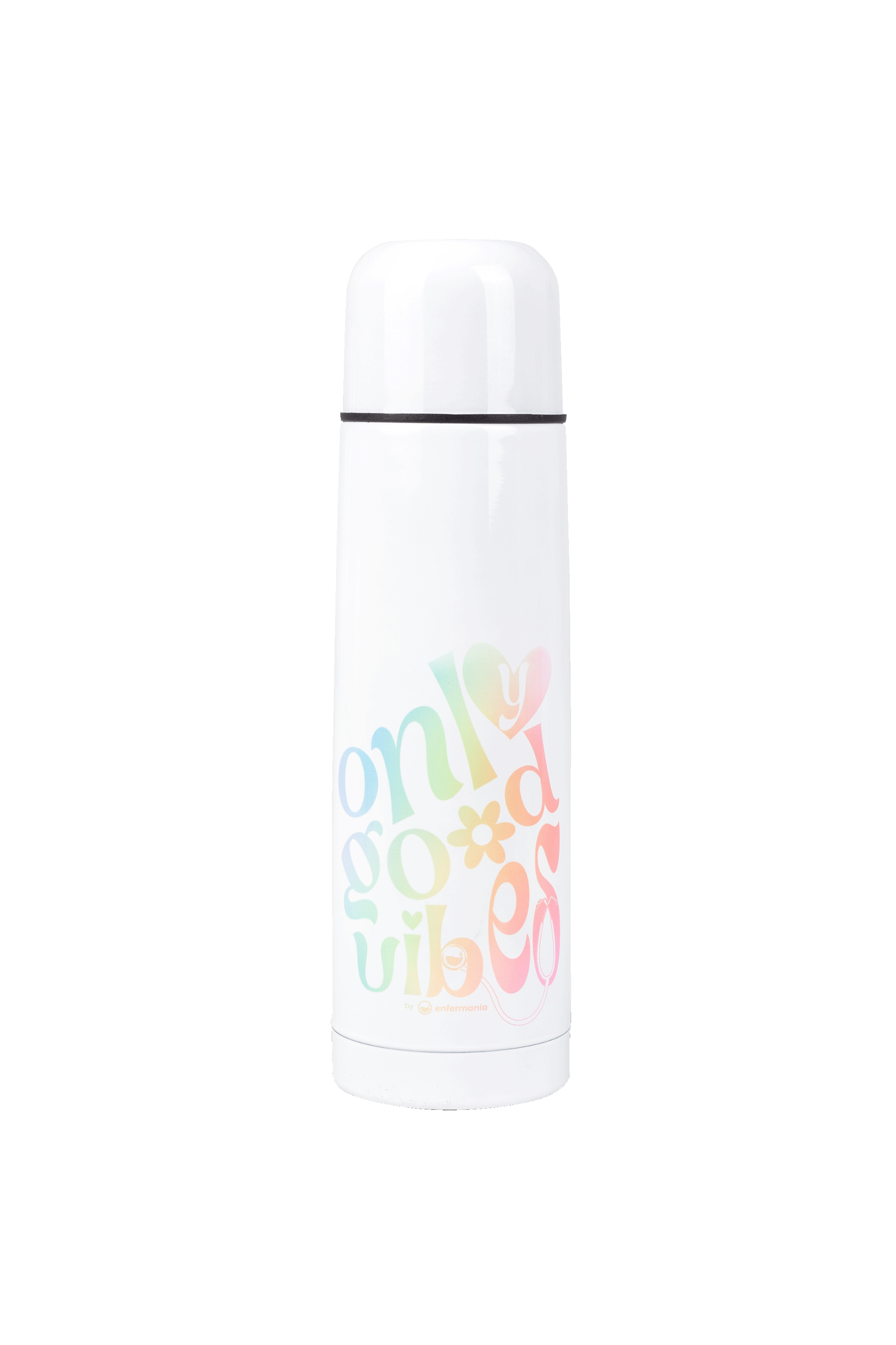 Enfermania Regalos Thermos Good Vibes inox 500 ml