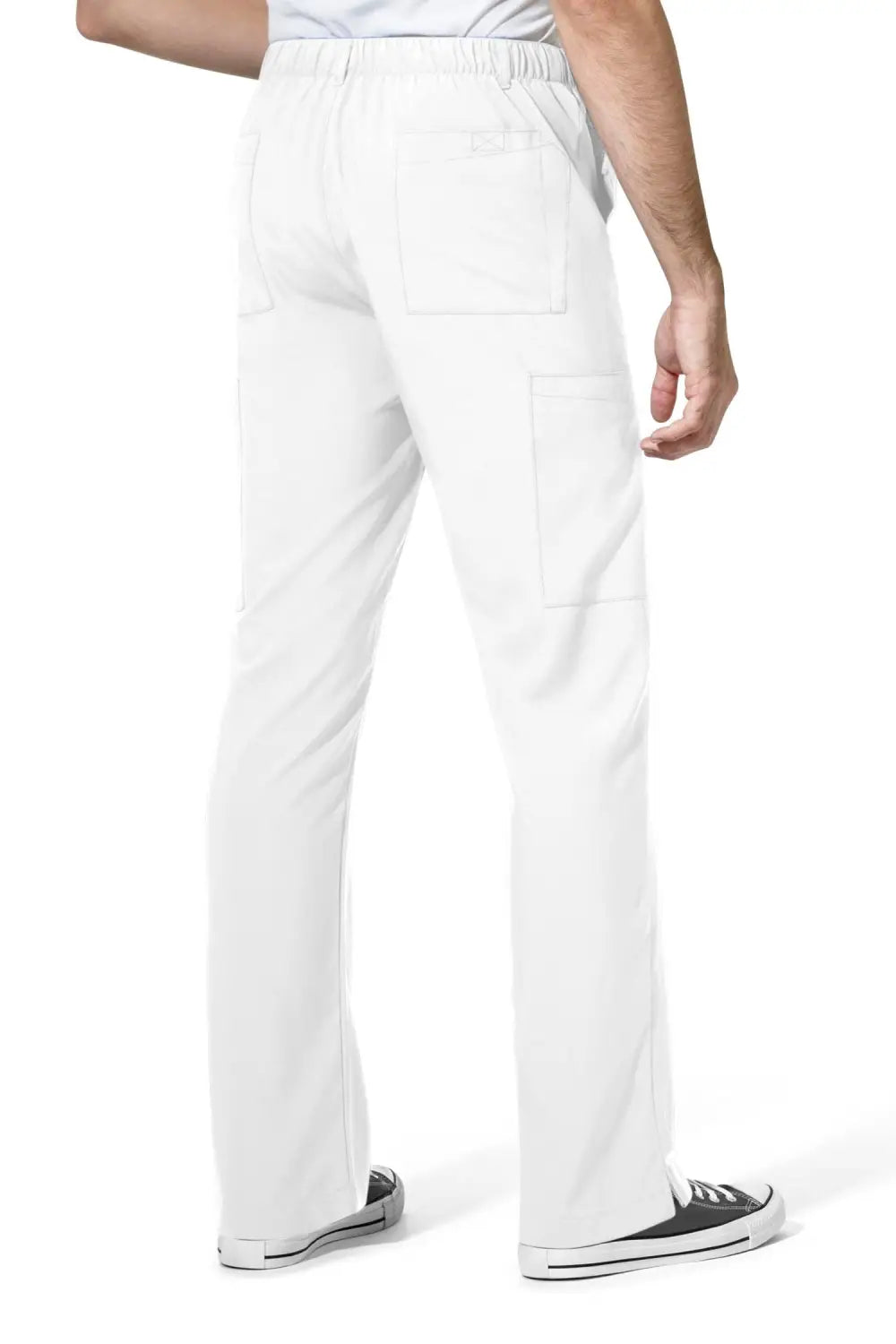 Aelin LUCA W123 pantalon de bloc homme blanc microfibre