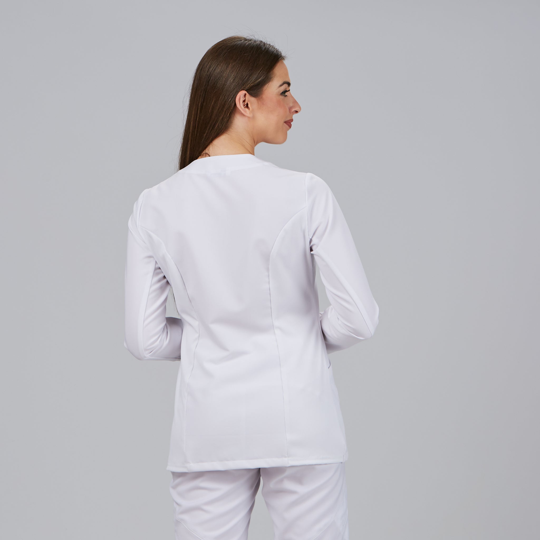 Gary's Marina blouse médicale femme noire manches longues