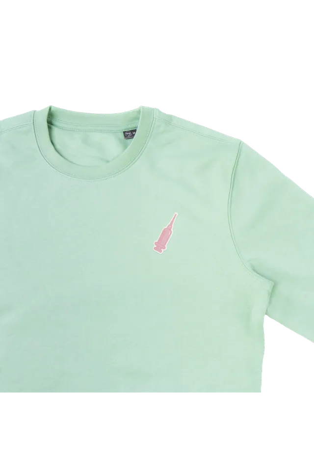 Enfermania Ropa sweat menthe imprimé S personnalisable