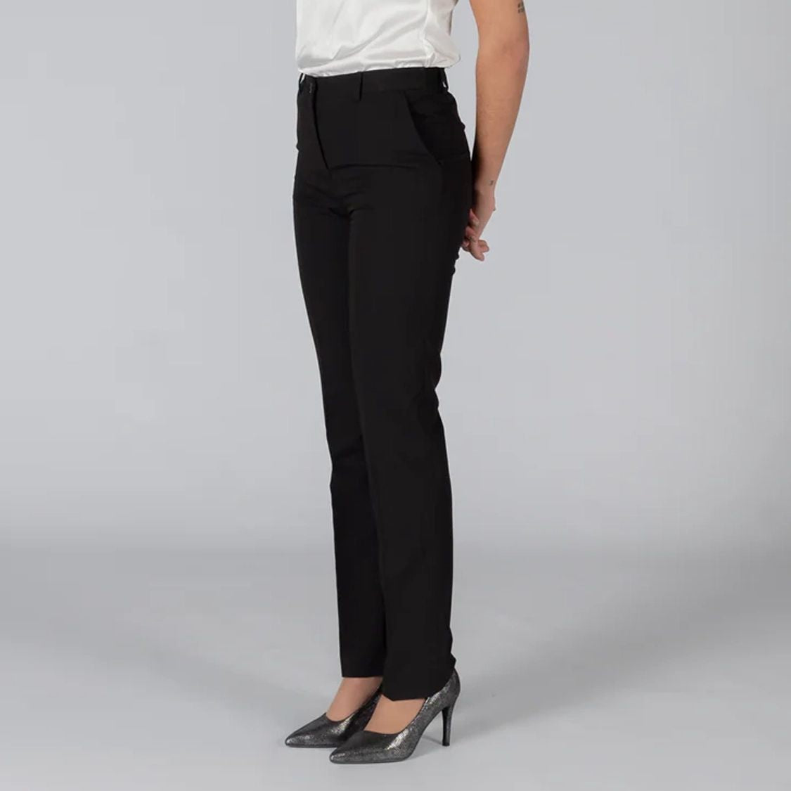 Gary's Trivial pantalon femme noir élastique