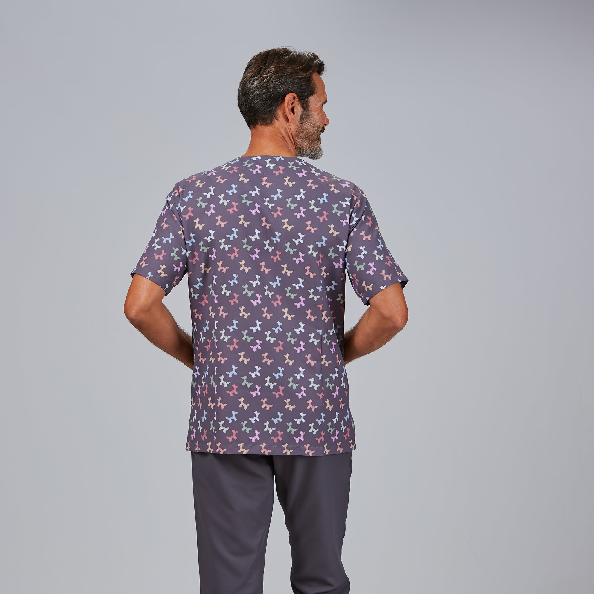 GARY'S Amaia blouse médicale microfibre col V imprimé Niños