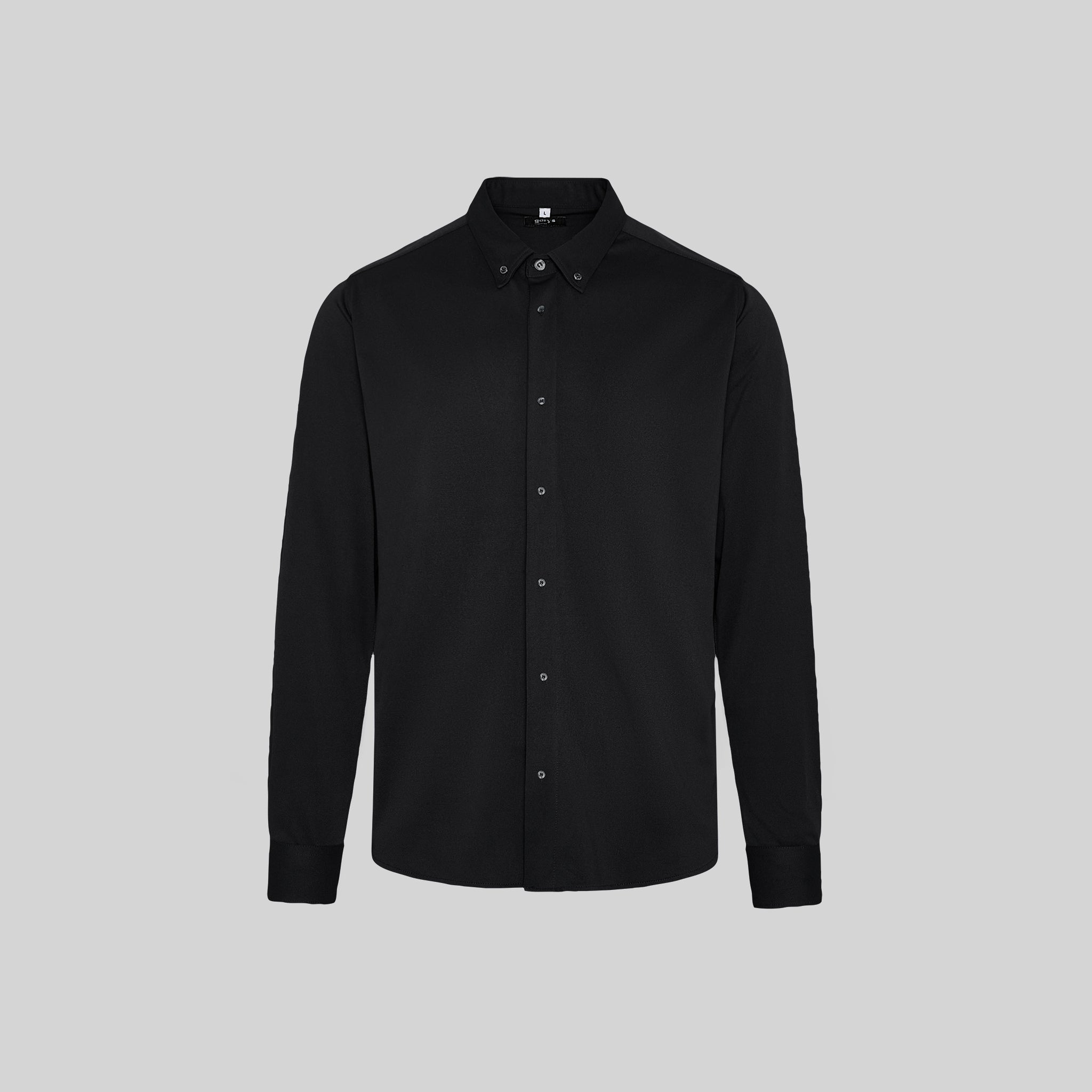 Gary's Salvatore chemise homme slim noir marine blanc