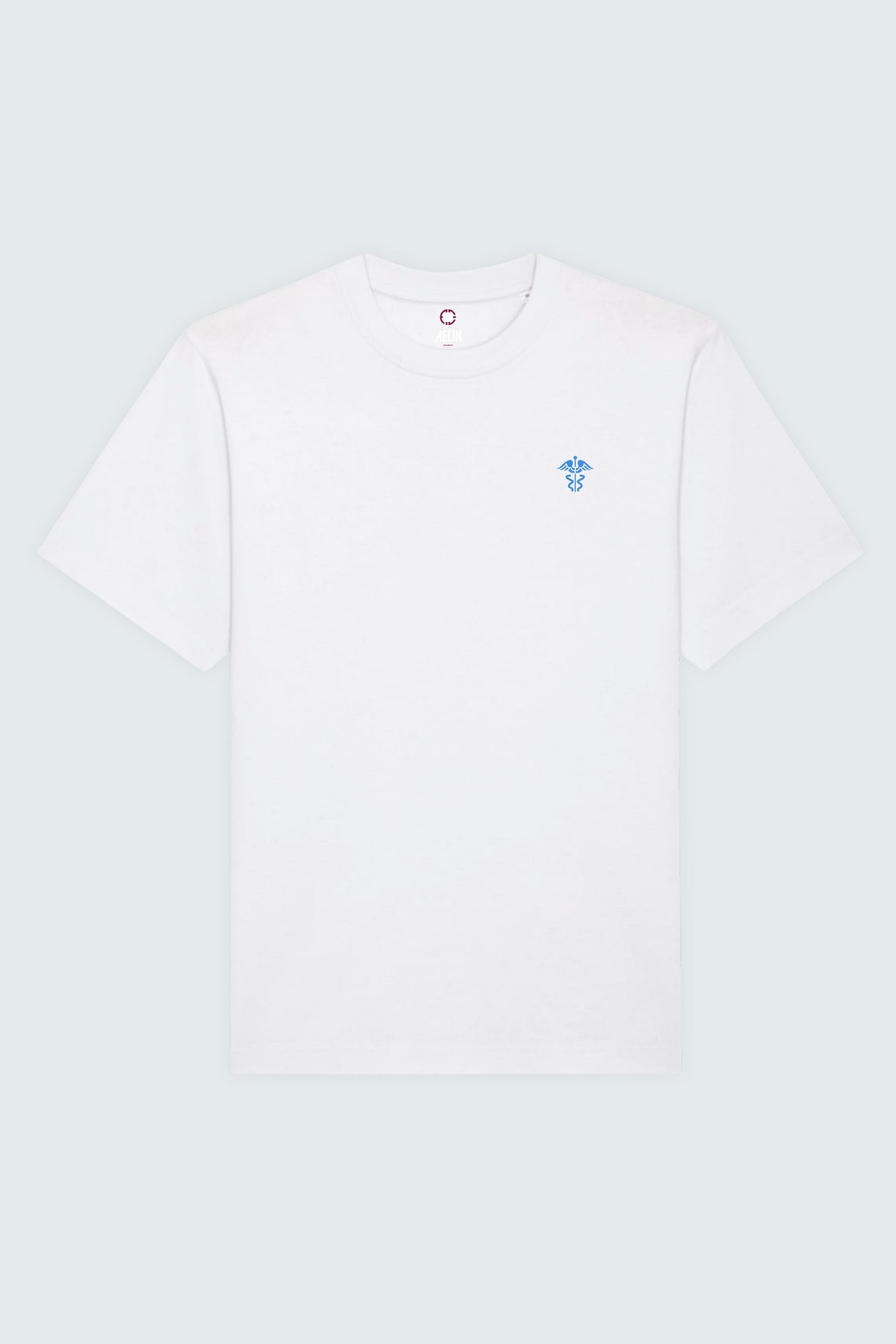 Aelin Slimfit NEW t-shirt médical unisexe noir coton bio