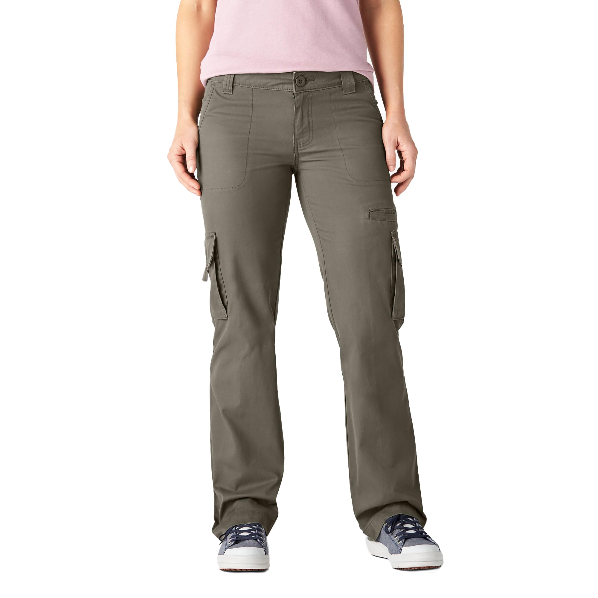 Dickies pantalon cargo sergé femme noir rincé taille 38