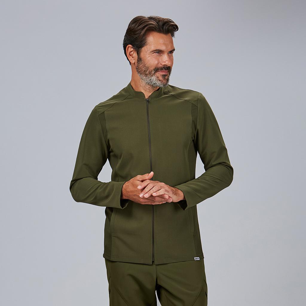 GARY'S Biel Blouse Homme Zip Noir Manches Longues
