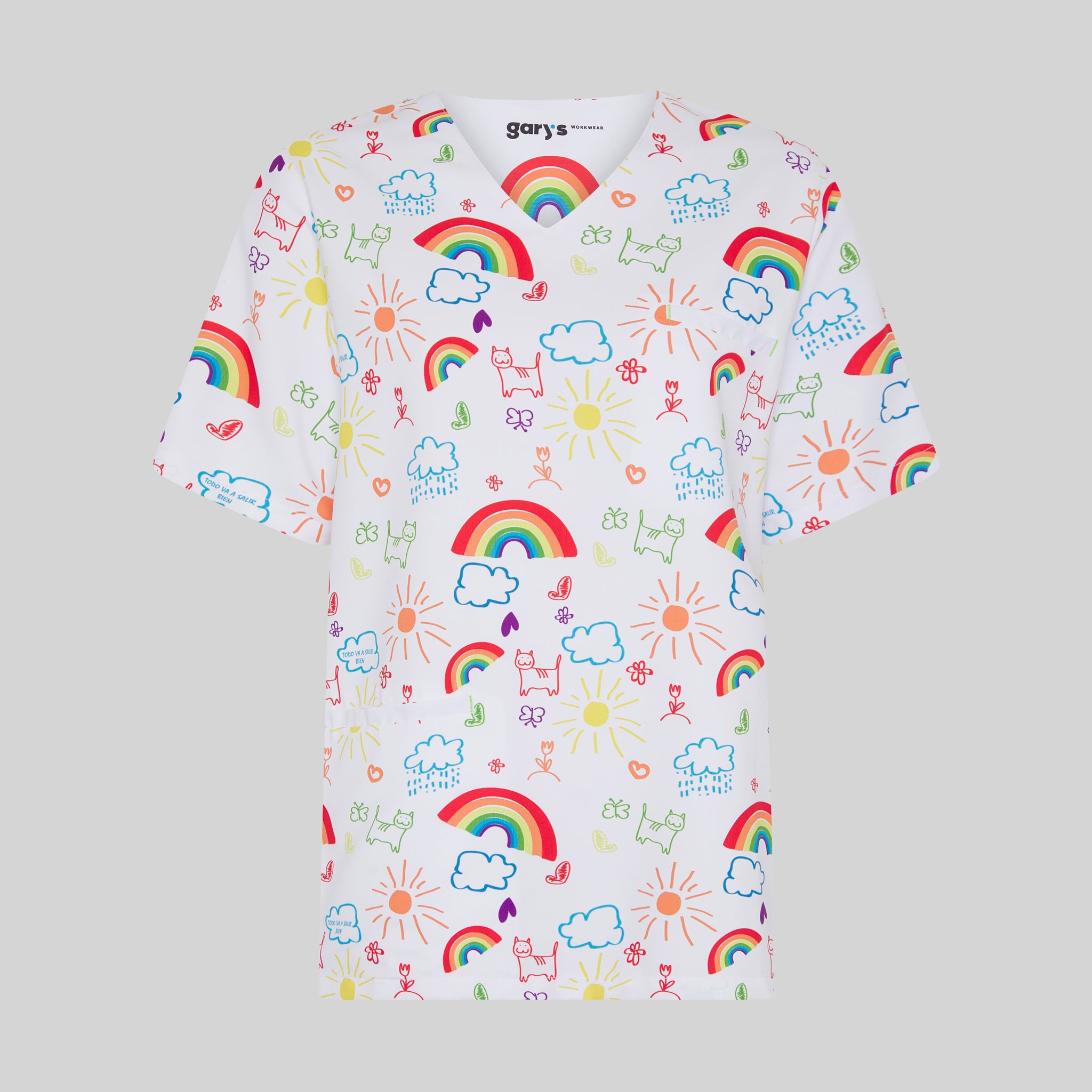 Gary's Todo Va a Salir Bien blouse unisexe arc-en-ciel
