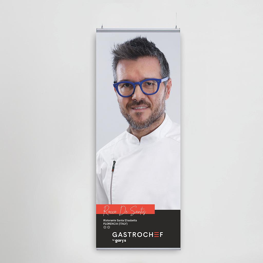 Gary's Lona Rocco de Santis Bâche pub Gastrochef couleur