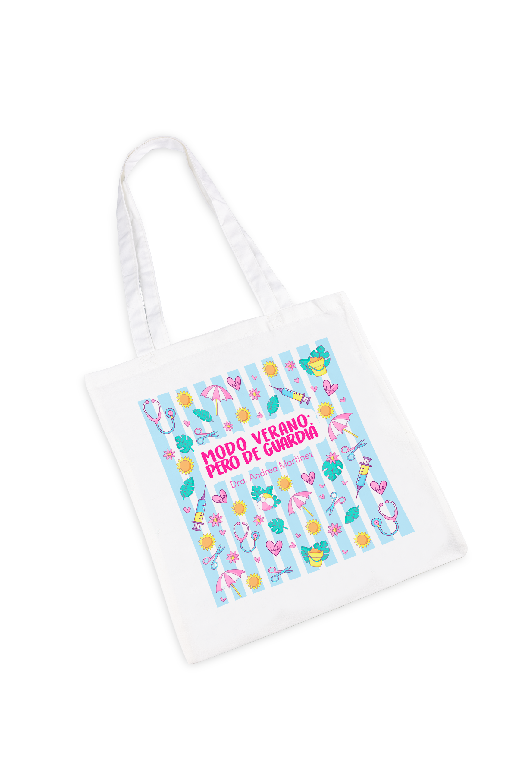 Enfermania Summer Tote bag blanc personnalisable