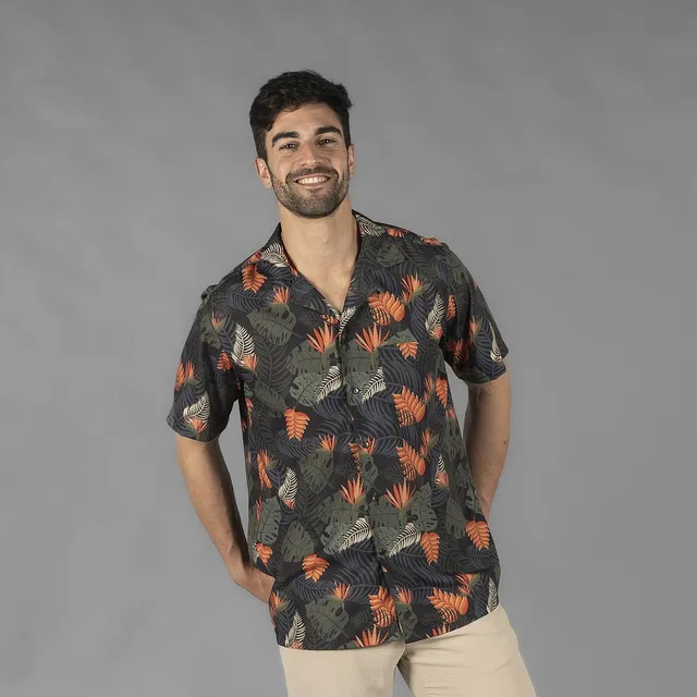 Gary's Shirts Hawai chemise homme 1126 Tucan viscose