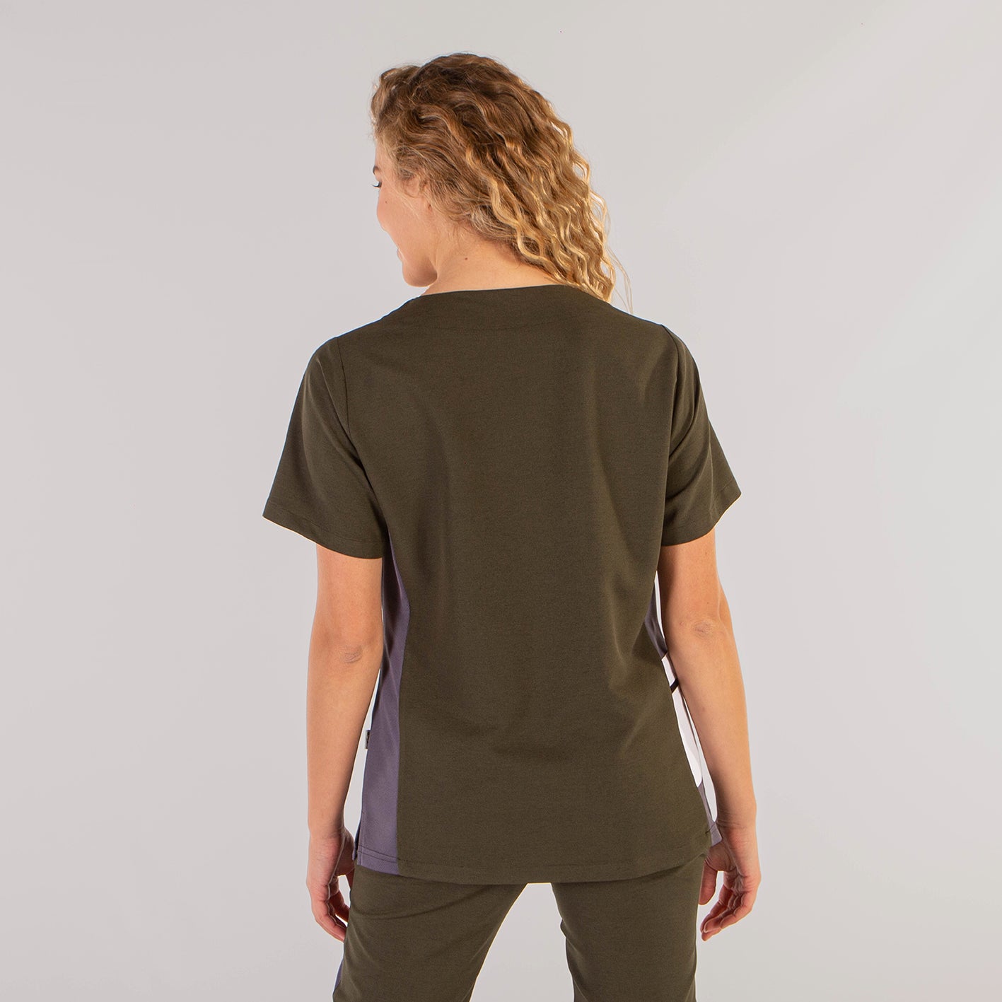 GARY'S Leticia blouse médicale femme gris perle stretch
