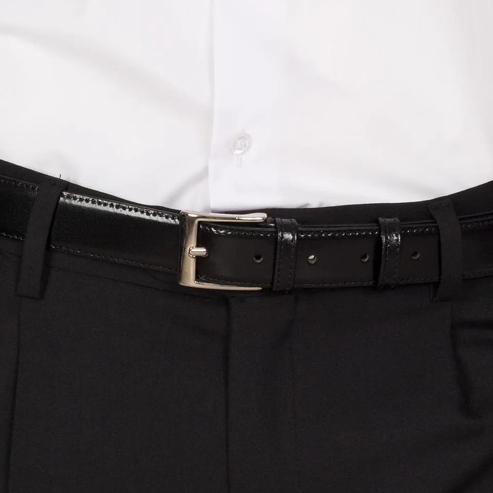Gary's Add-Ons ceinture cuir synthétique noir 90 cm uniforme