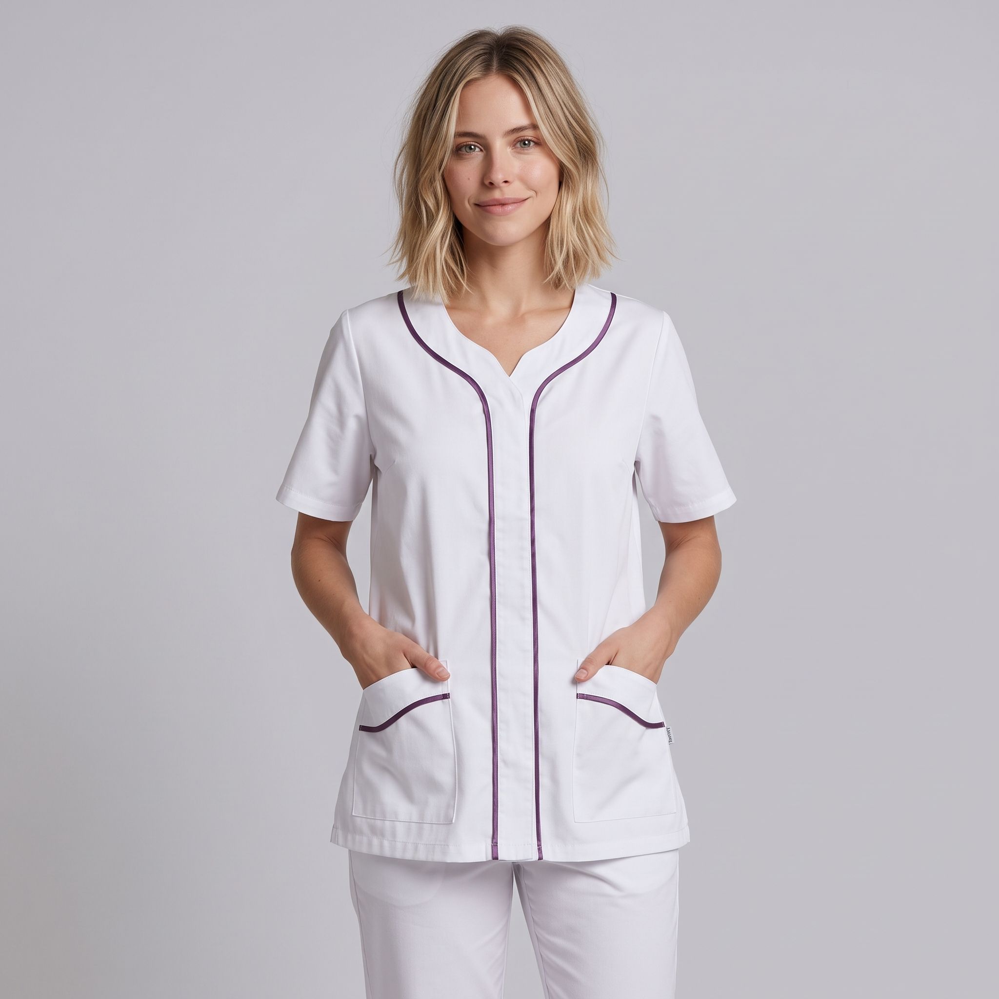 Gary's Blouses Eva tunique médicale gris perle S santé
