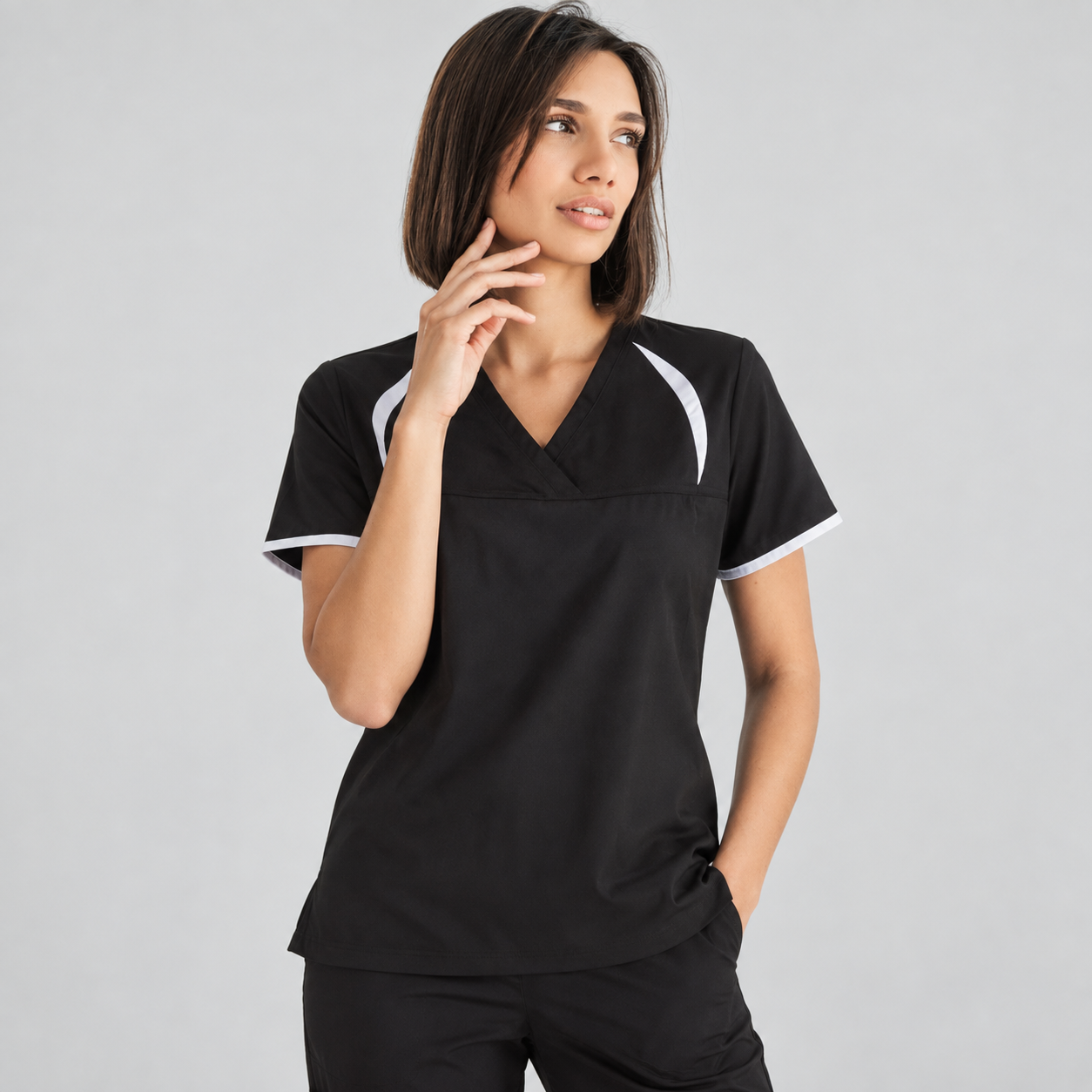 Gary's Sara Tunique Médicale Femme Noir Sarga