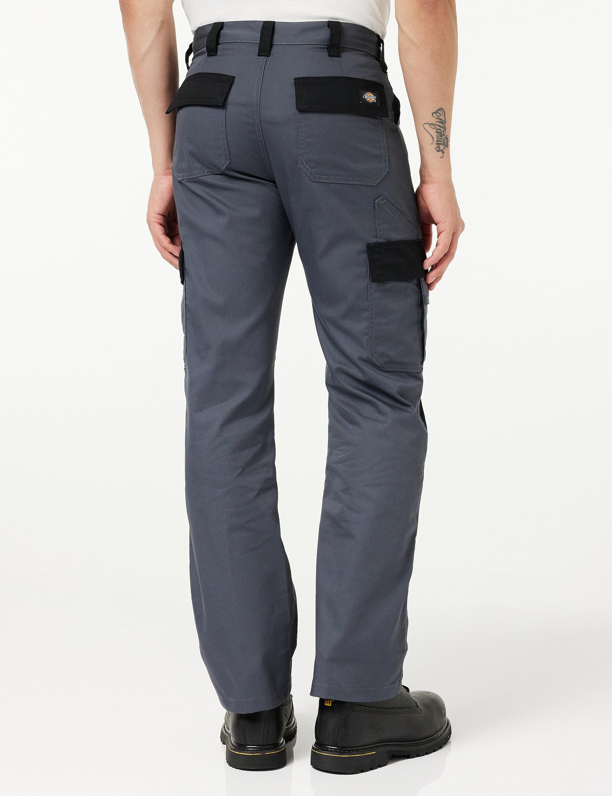 Dickies Pantalon Travail Genouillères Homme Gris Noir