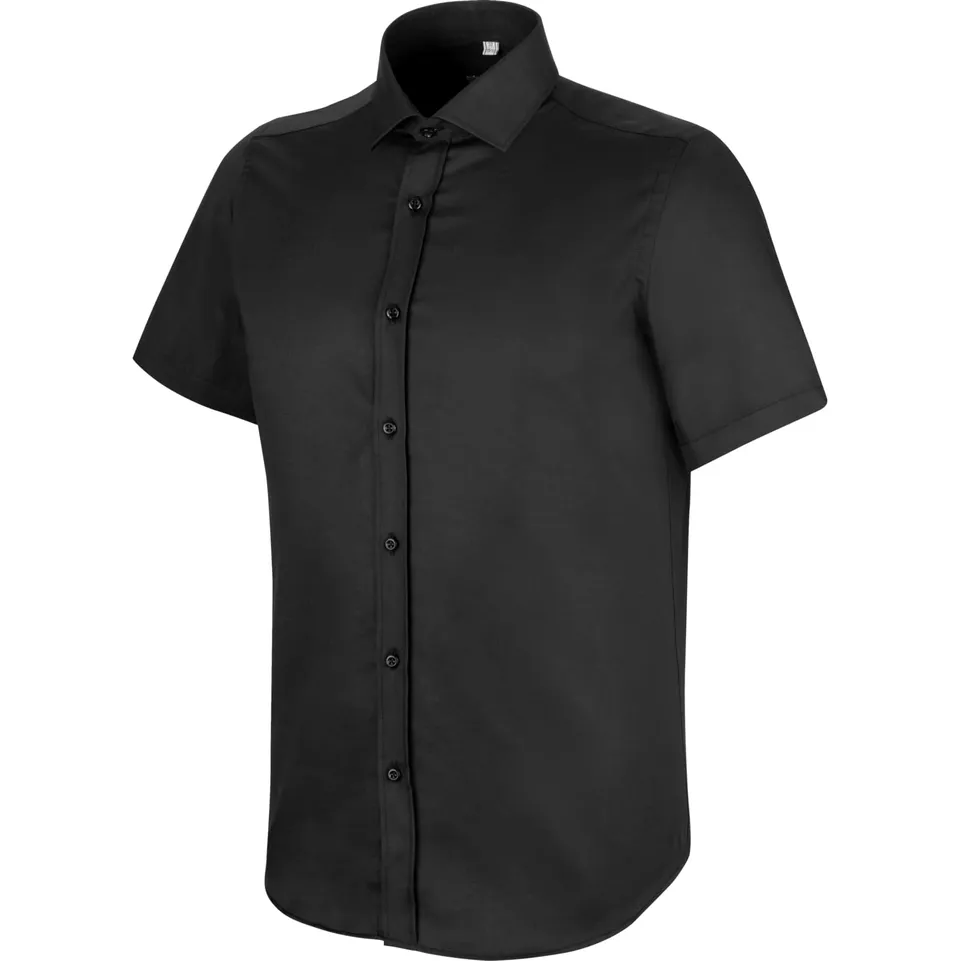 Würth MODYF Office Chemise premium noire coton manches courtes