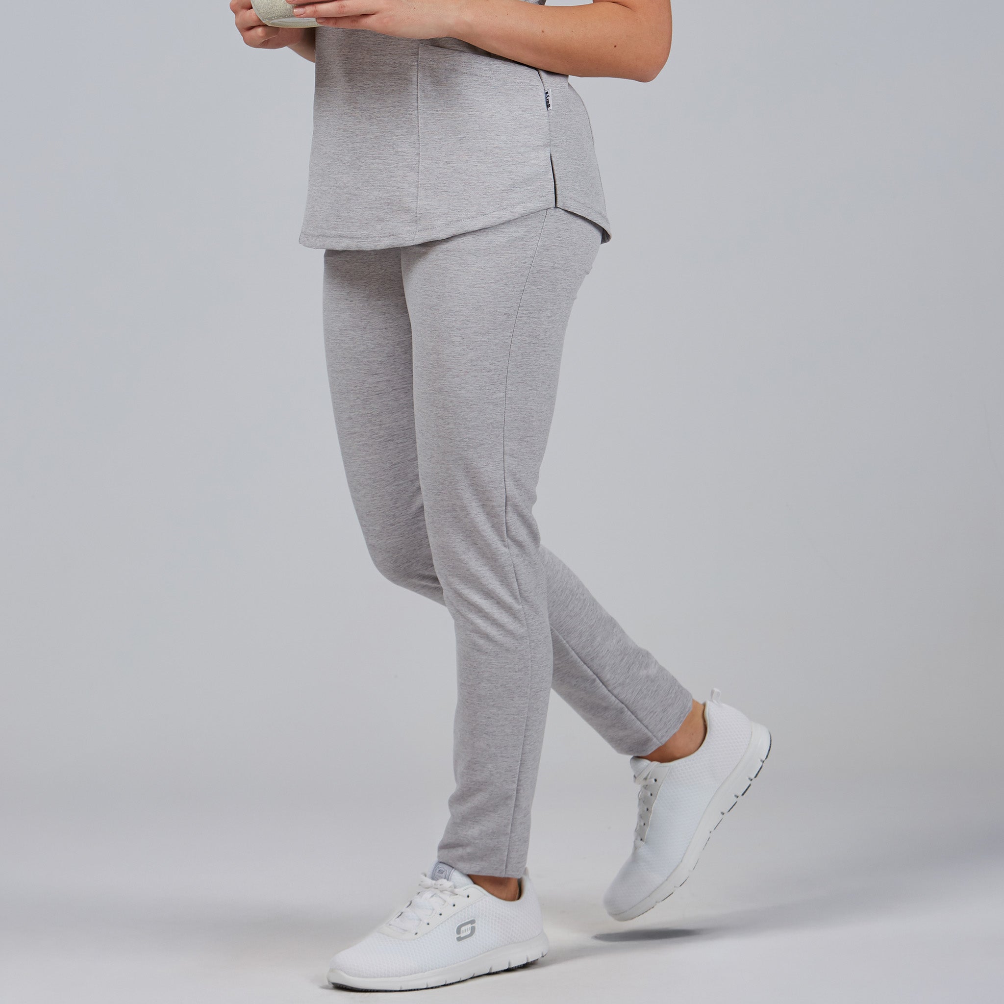 Gary's Vigoré pantalon médical femme gris perle poches